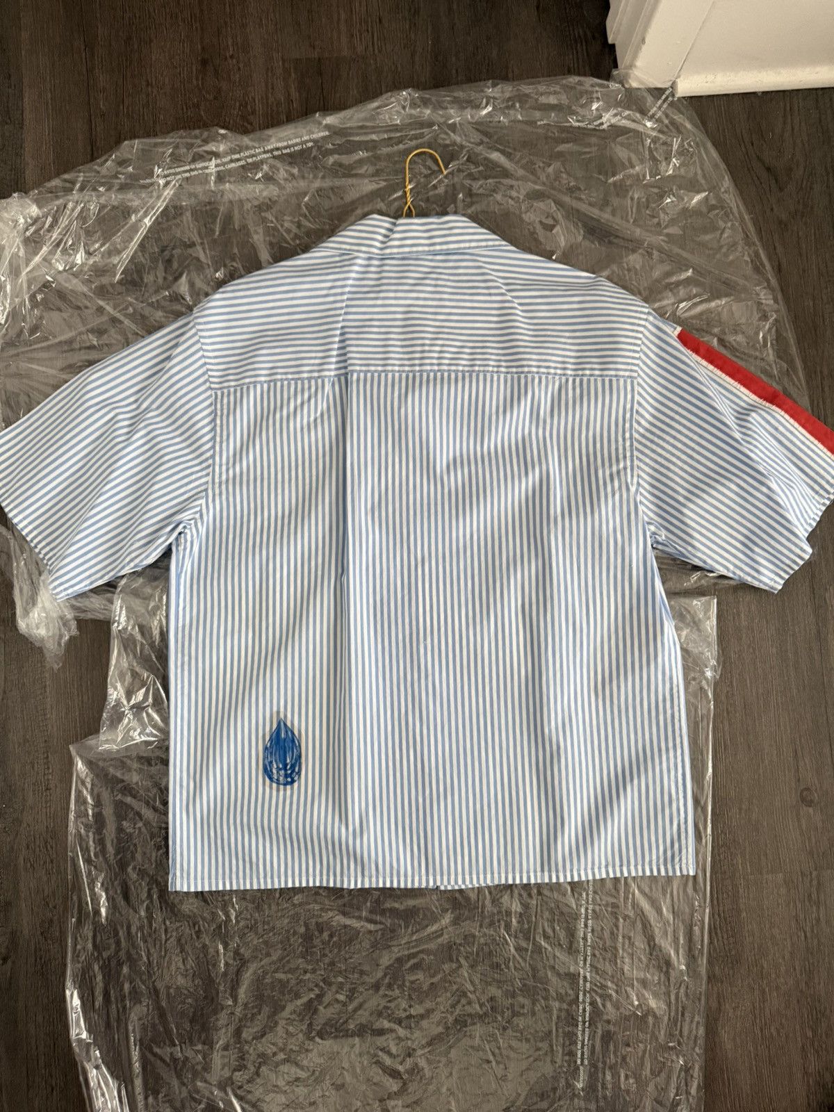 Marni Light blue striped poplin bowling shirt Size US M / EU 48-50 / 2 - 2 Thumbnail