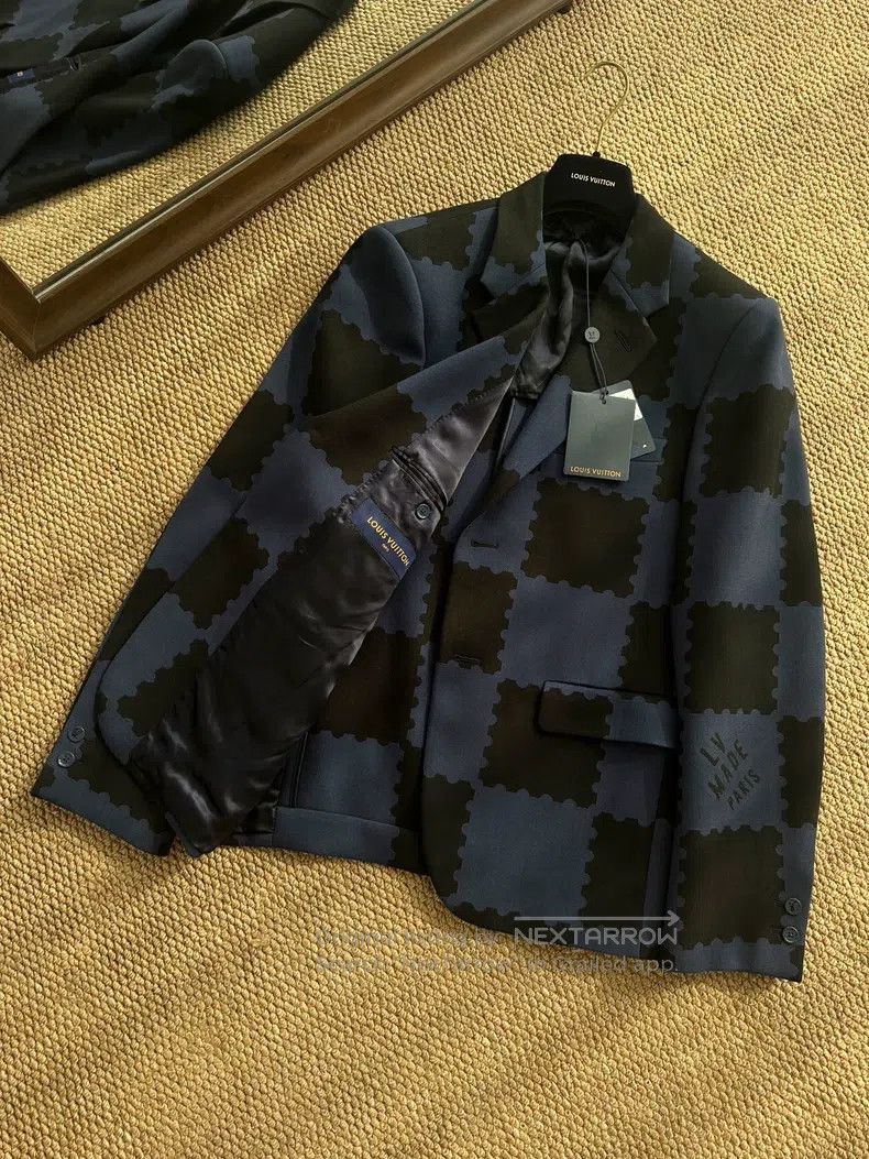 Louis Vuitton Louis Vuitton SS22 Checker Suit Jacket Size US S / EU 44-46 / 1 - 1 Thumbnail