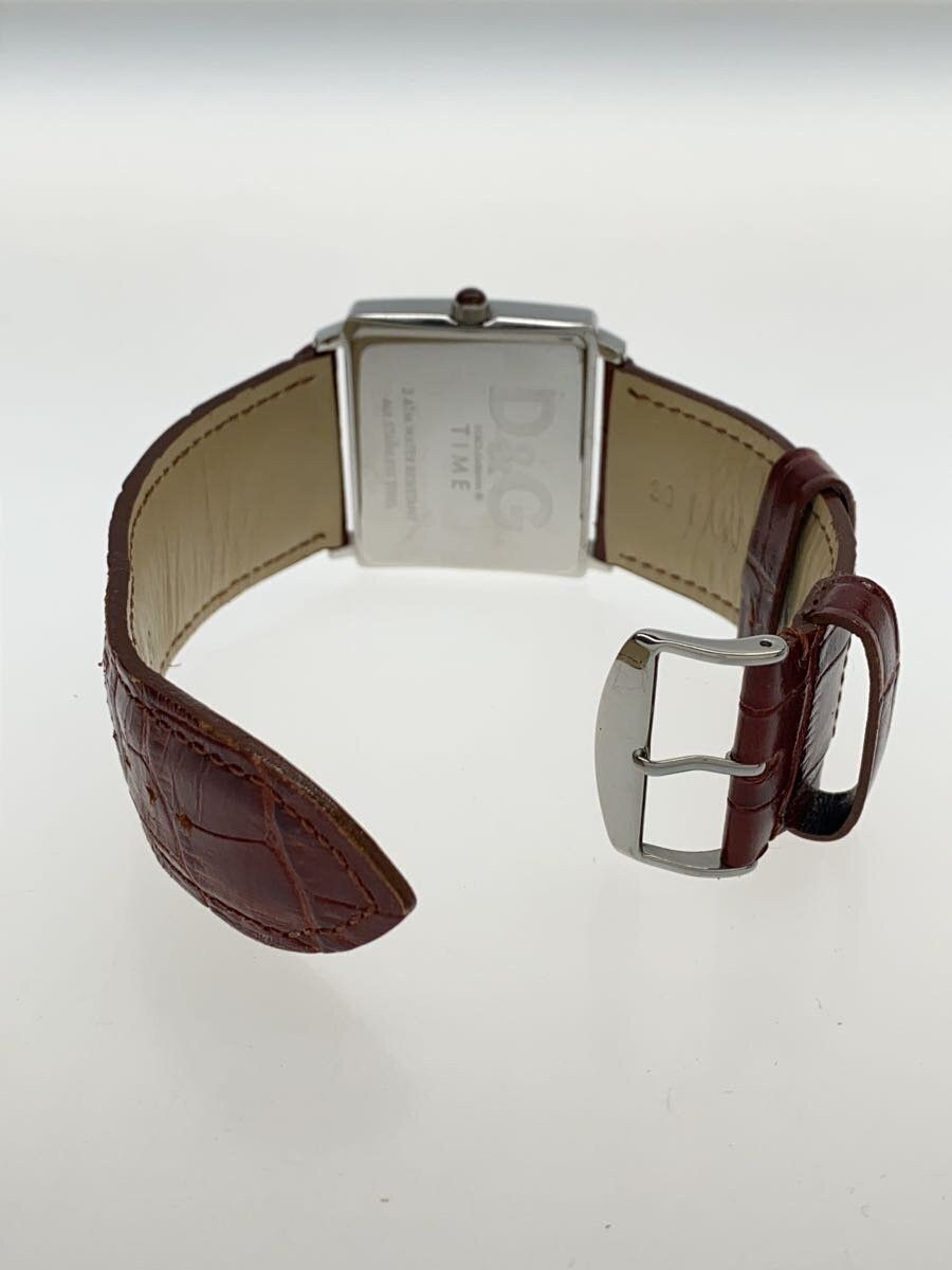 Dolce & Gabbana Crosshair Rectangle Leather Watch Size ONE SIZE - 3 Thumbnail