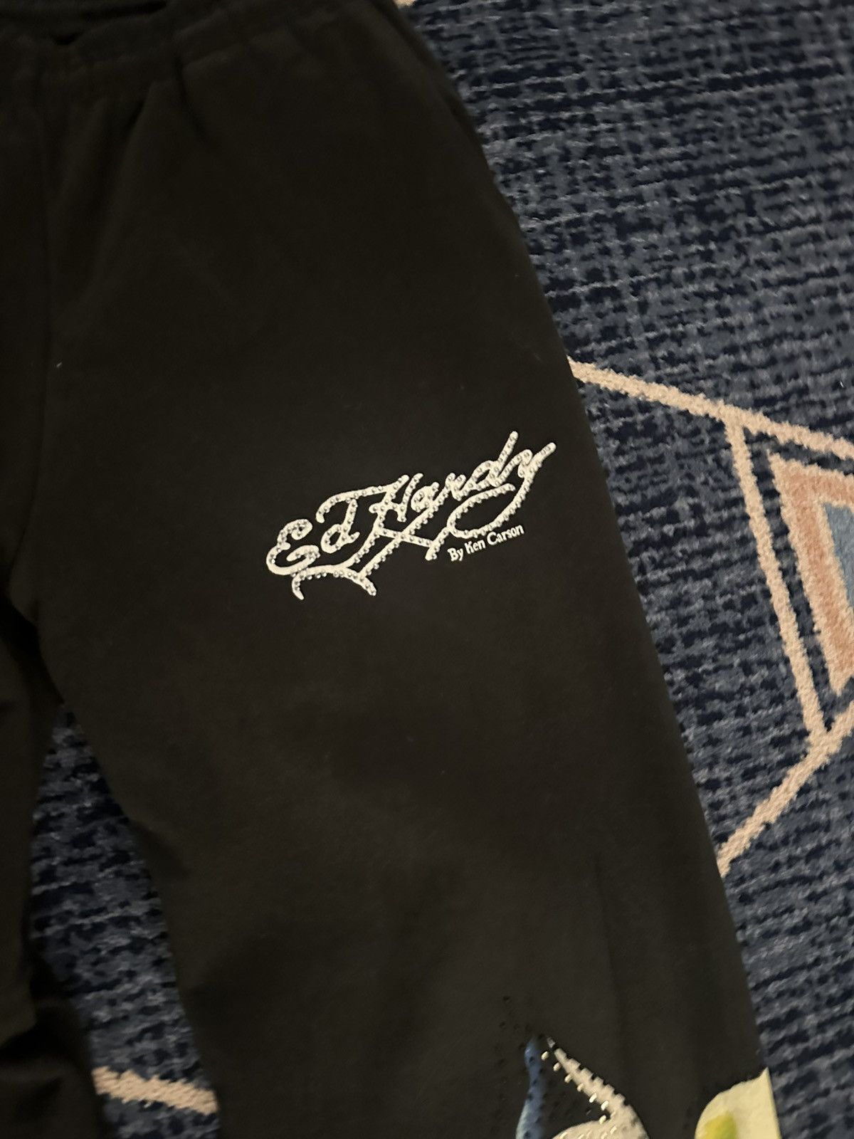 Complex × Ed Hardy × Ken Carson ED HARDY X KEN KARSON CONPLEXCON EXCLUSIVE SWEATPANTS Size US 34 / EU 50 - 4 Thumbnail