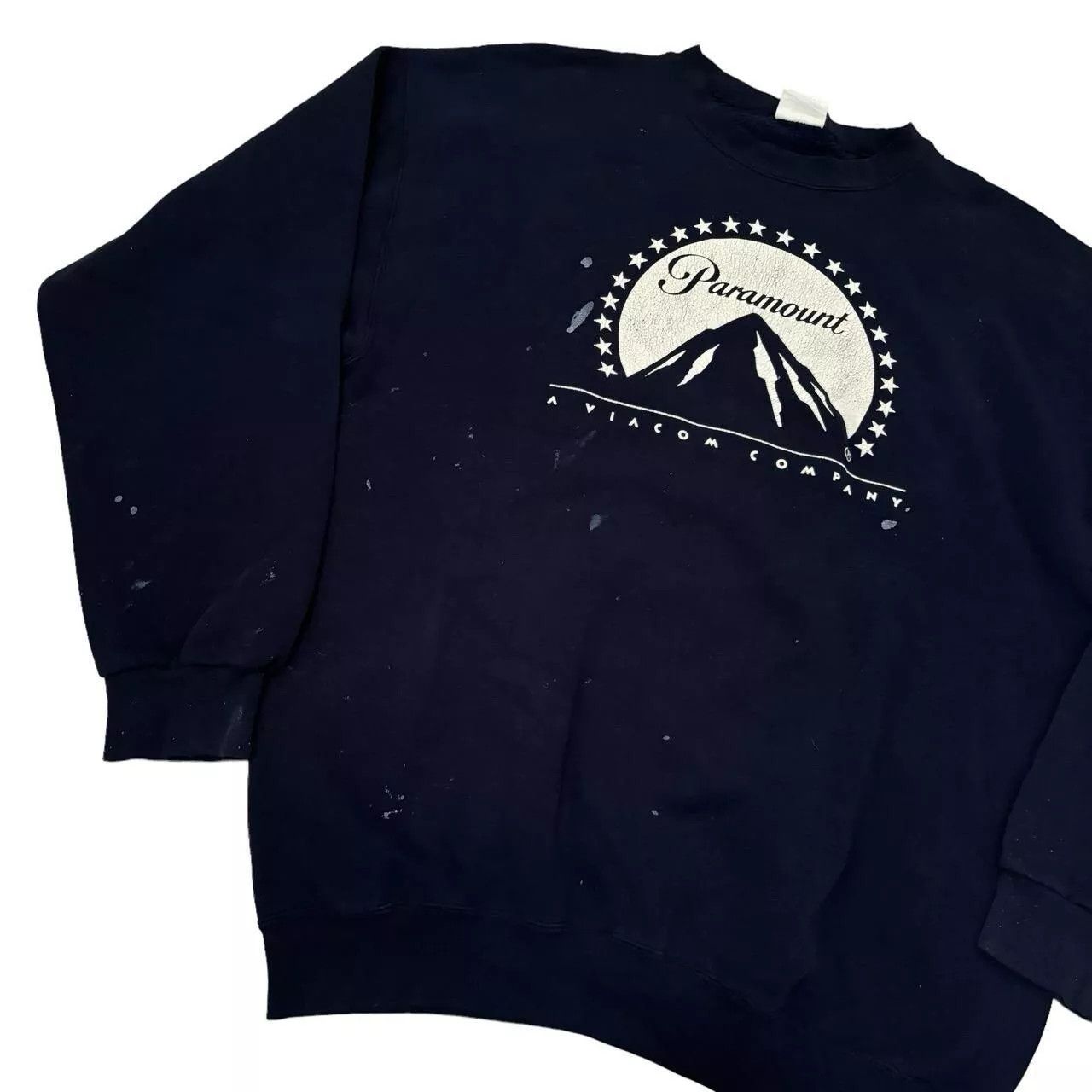 Vintage Vintage Paramount Studios Crewneck Sweatshirt - Navy Blue Size US M / EU 48-50 / 2 - 4 Thumbnail