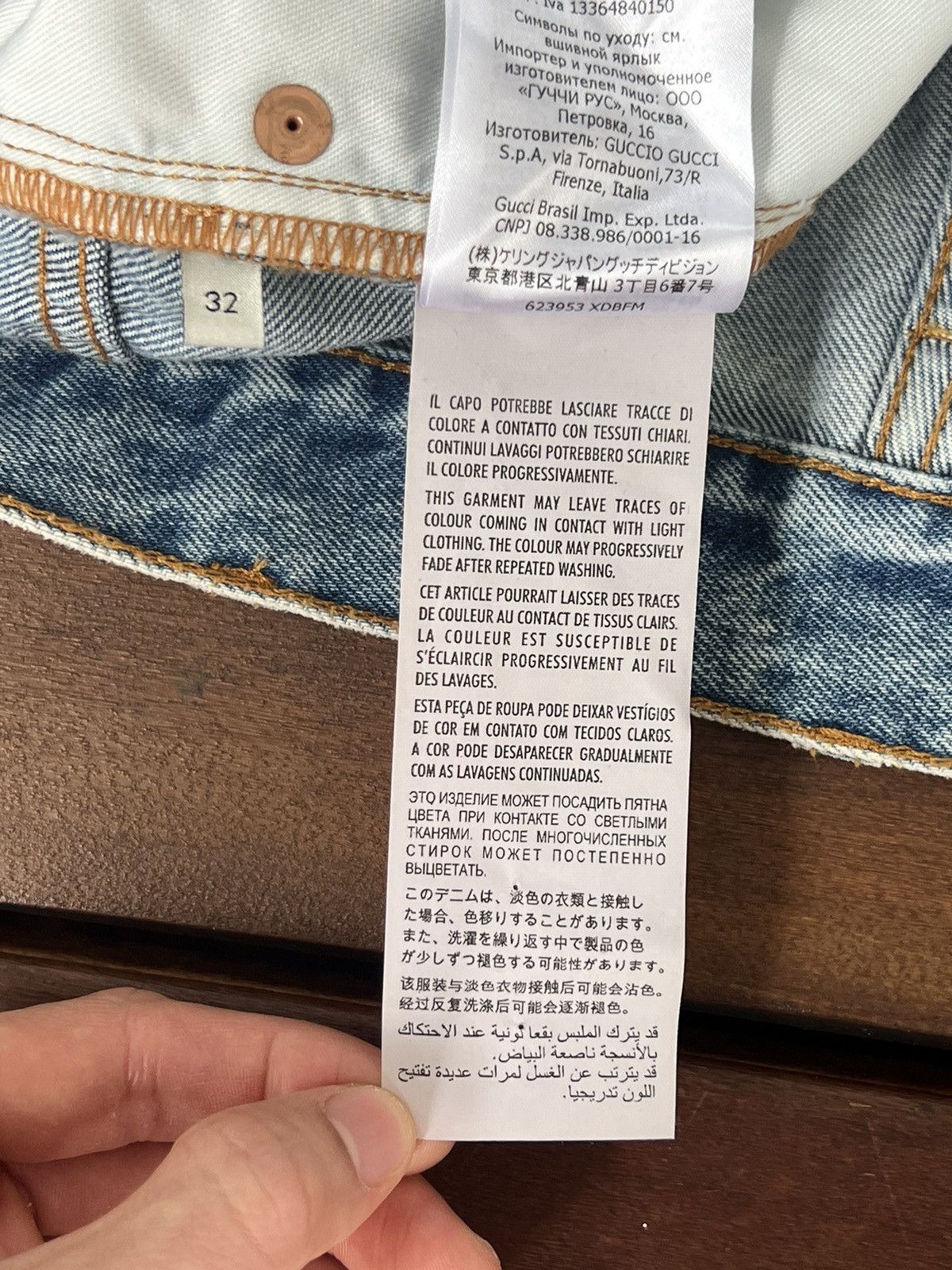 Gucci SS20 Gucci Eco-Bleached Distressed Straight-Leg Jeans Size US 32 / EU 48 - 6 Thumbnail