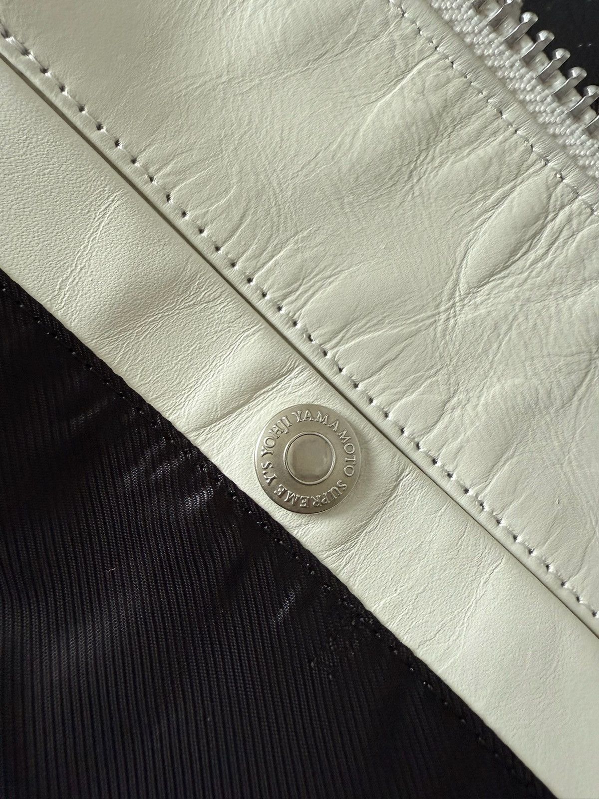 Supreme × Yohji Yamamoto Supreme X Yohji Yamamoto Leather Jacket Size US M / EU 48-50 / 2 - 8 Thumbnail