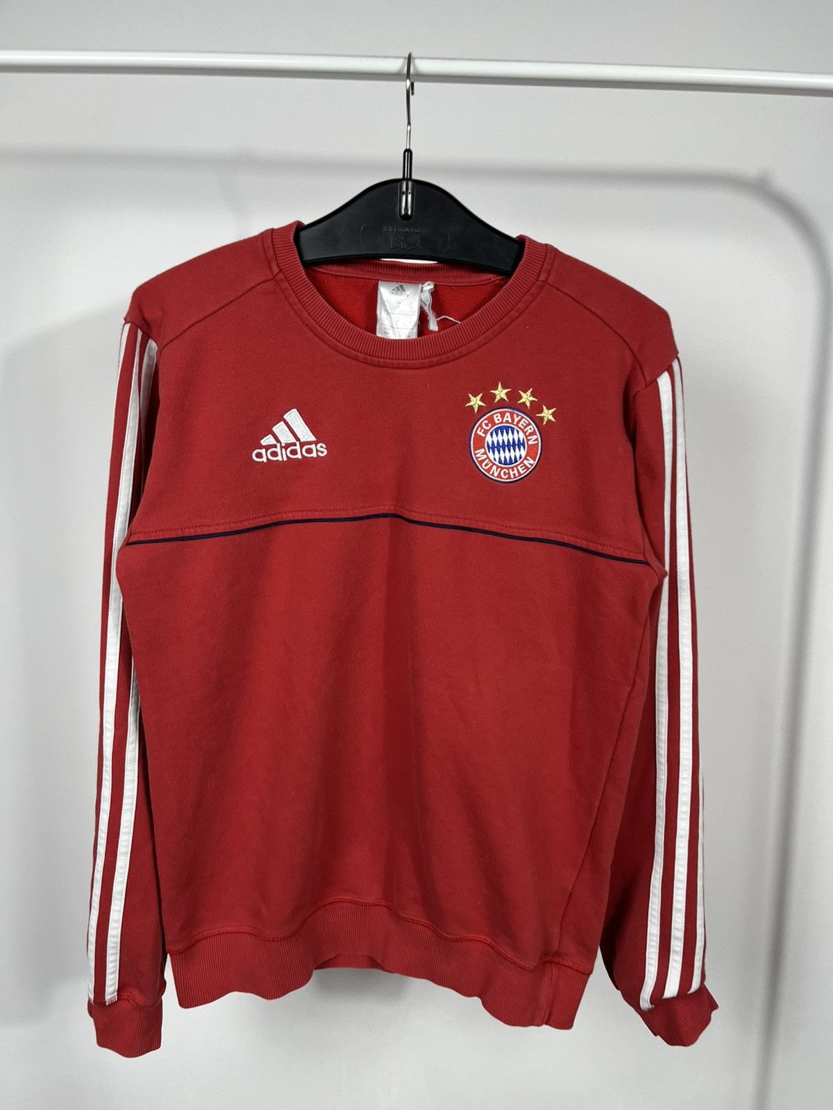 Adidas Adidas FC Bayern Munich Red Sweatshirt S Size US S / EU 44-46 / 1 - 2 Thumbnail