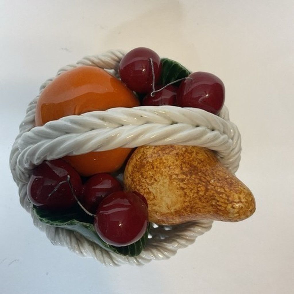 Other VTG Bassano Capodimonte Italy Ceramic Fruit Basket Figurine Size ONE SIZE - 11 Thumbnail