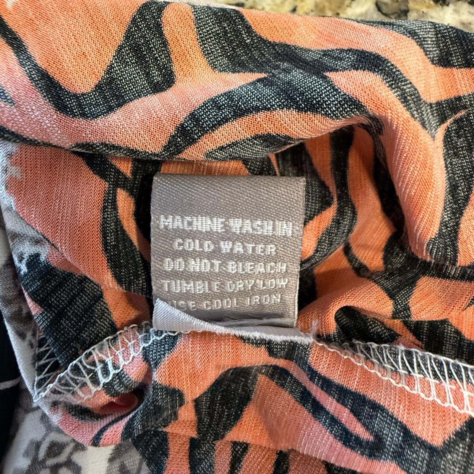 Other Evolution by Cyrus patchwork midi dress gray orange black M Size M / US 6-8 / IT 42-44 - 7 Thumbnail