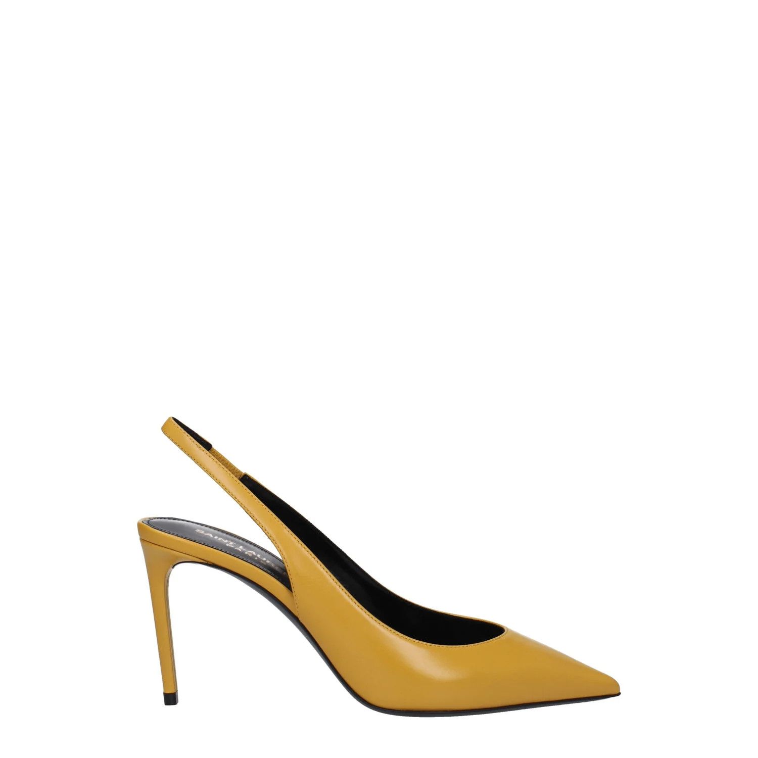 ob1o1e1124 Leather Sandals in Yellow