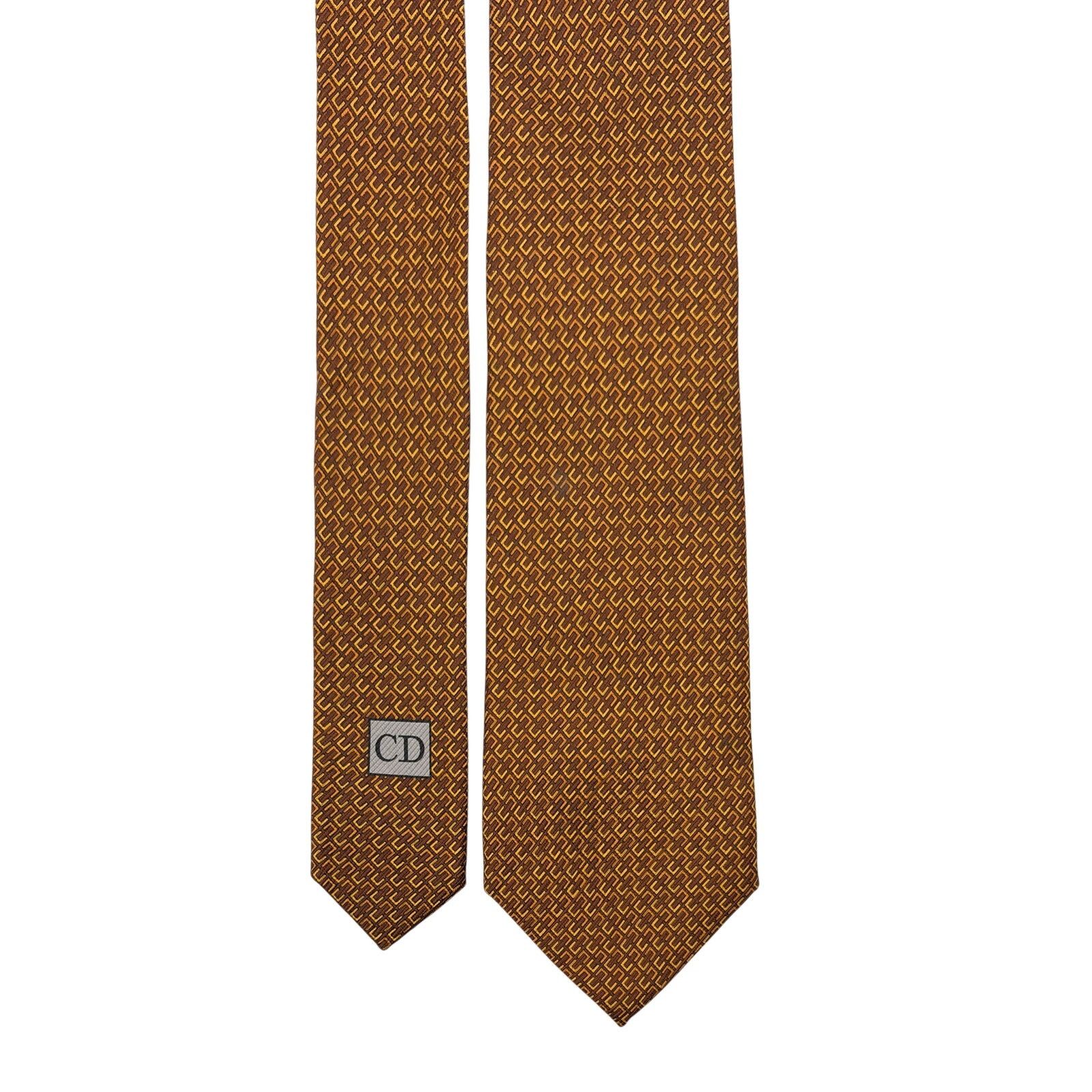 Christian Dior Monsieur Christian Dior Abstract Pattern Tie Size ONE SIZE - 1 Thumbnail
