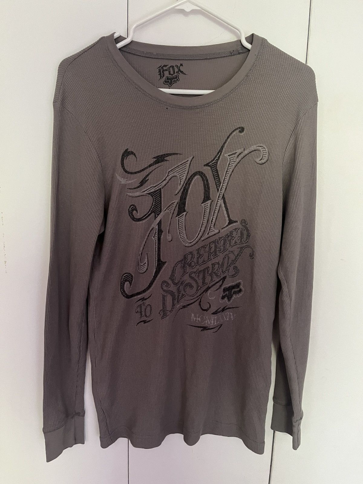 Vintage Grey Fox thermal long sleeve shirt Size US L / EU 52-54 / 3 - 1 Thumbnail