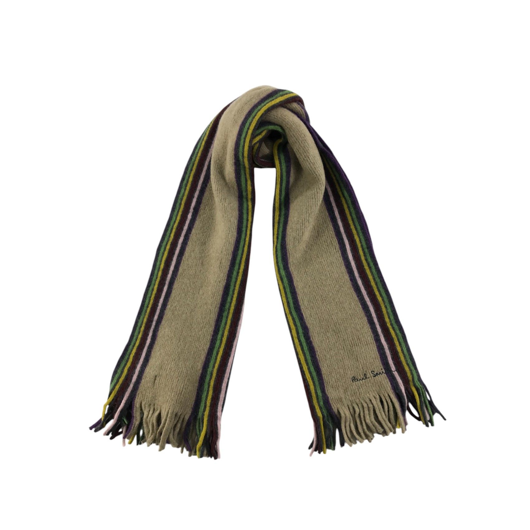 Paul Smith × Vintage Paul Smith Scarf / Muffler / Neckwear - WW2425 Size ONE SIZE - 1 Thumbnail
