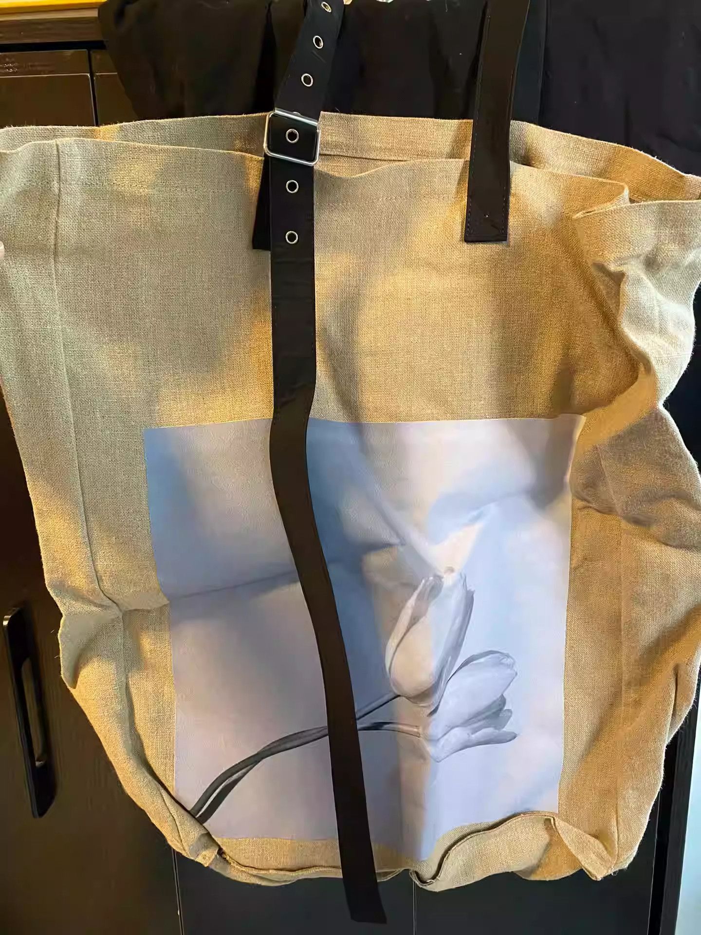 Raf Simons Raf Simons X Robert Mapplethorpe Tulip Burlap Bag-2505 Size ONE SIZE - 1 Thumbnail
