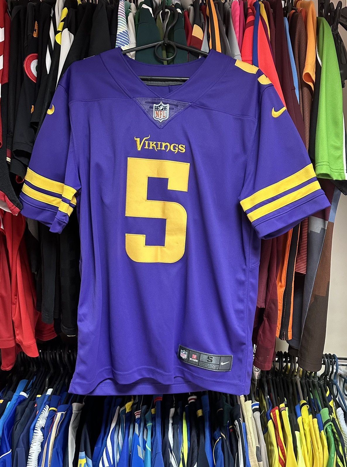Nike Nike NFL Minnesota Vikings Bridgewater #5 Jersey Size US S / EU 44-46 / 1 - 3 Thumbnail