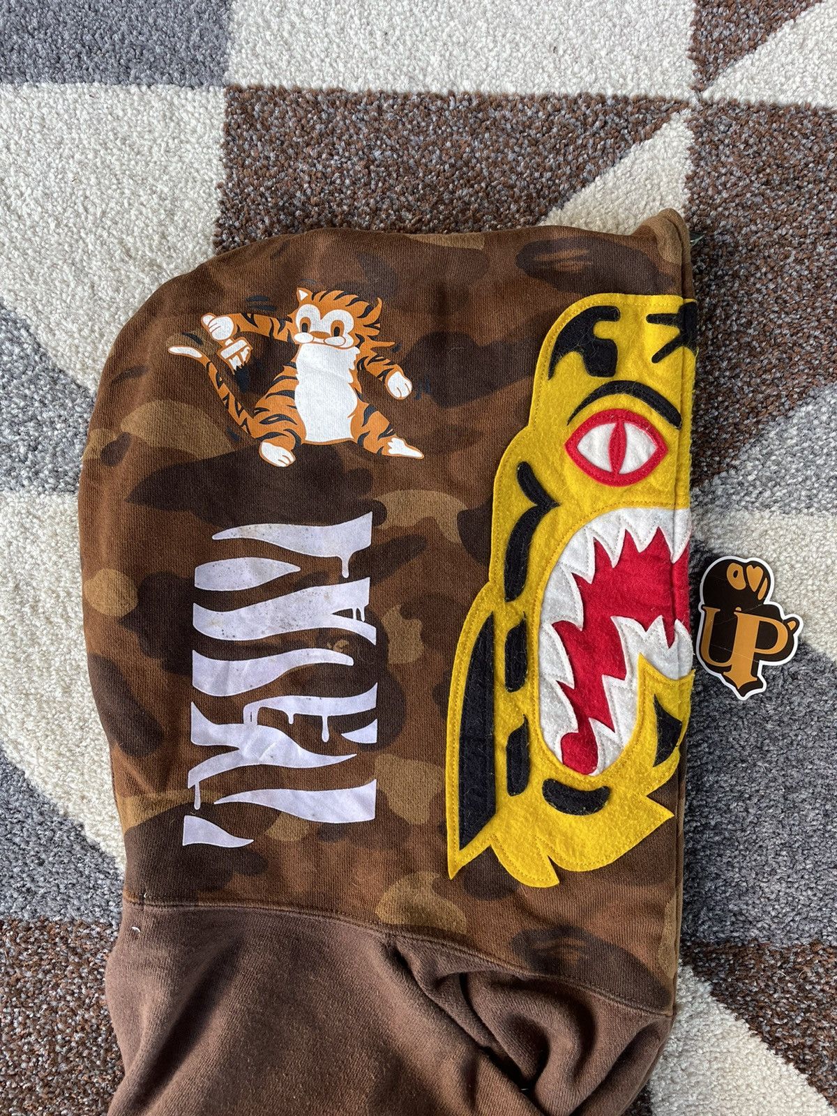 Bape Bape Brown Camo Tiger Fullzip Hoodie Size US L / EU 52-54 / 3 - 5 Thumbnail