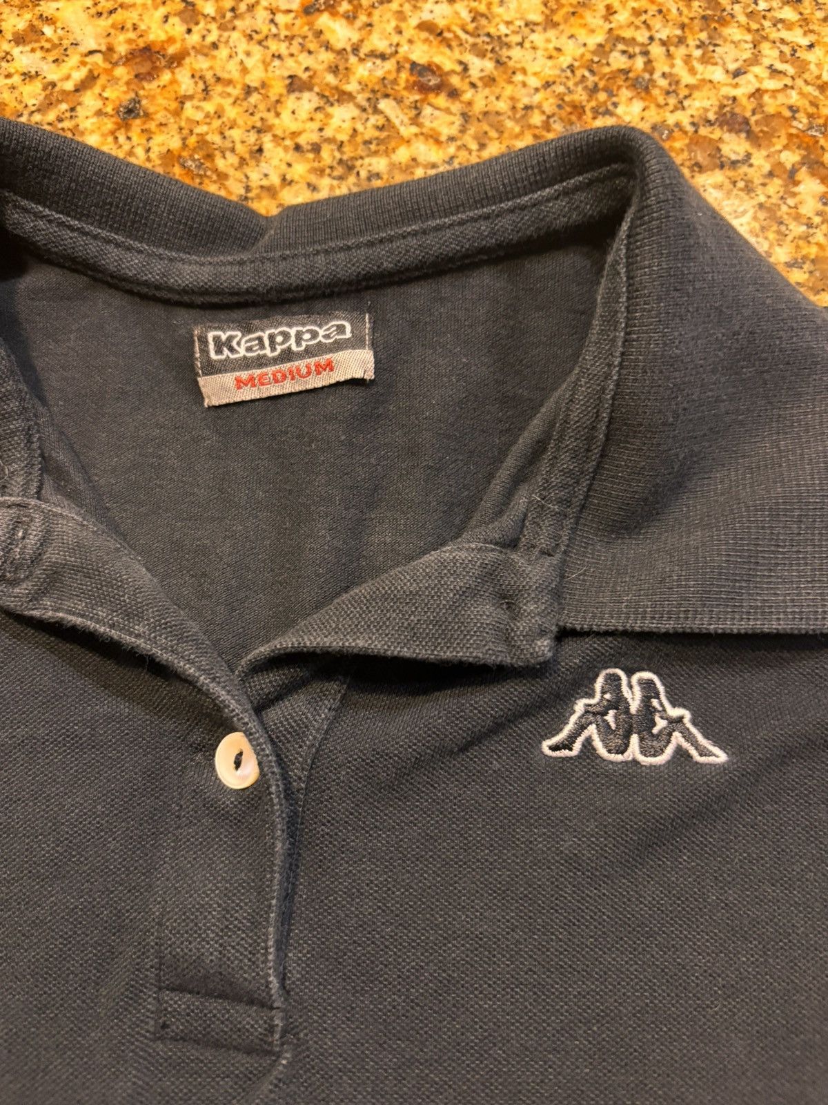 Kappa Kappa Black Polo Shirt – Medium – Embroidered Logo Size US M / EU 48-50 / 2 - 2 Thumbnail