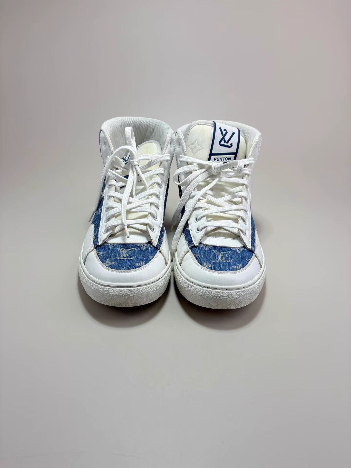 Louis Vuitton LOUIS VUITTON LV CHARLIE Denim High-Top Sneakers Size US 9 / EU 42 - 2 Thumbnail