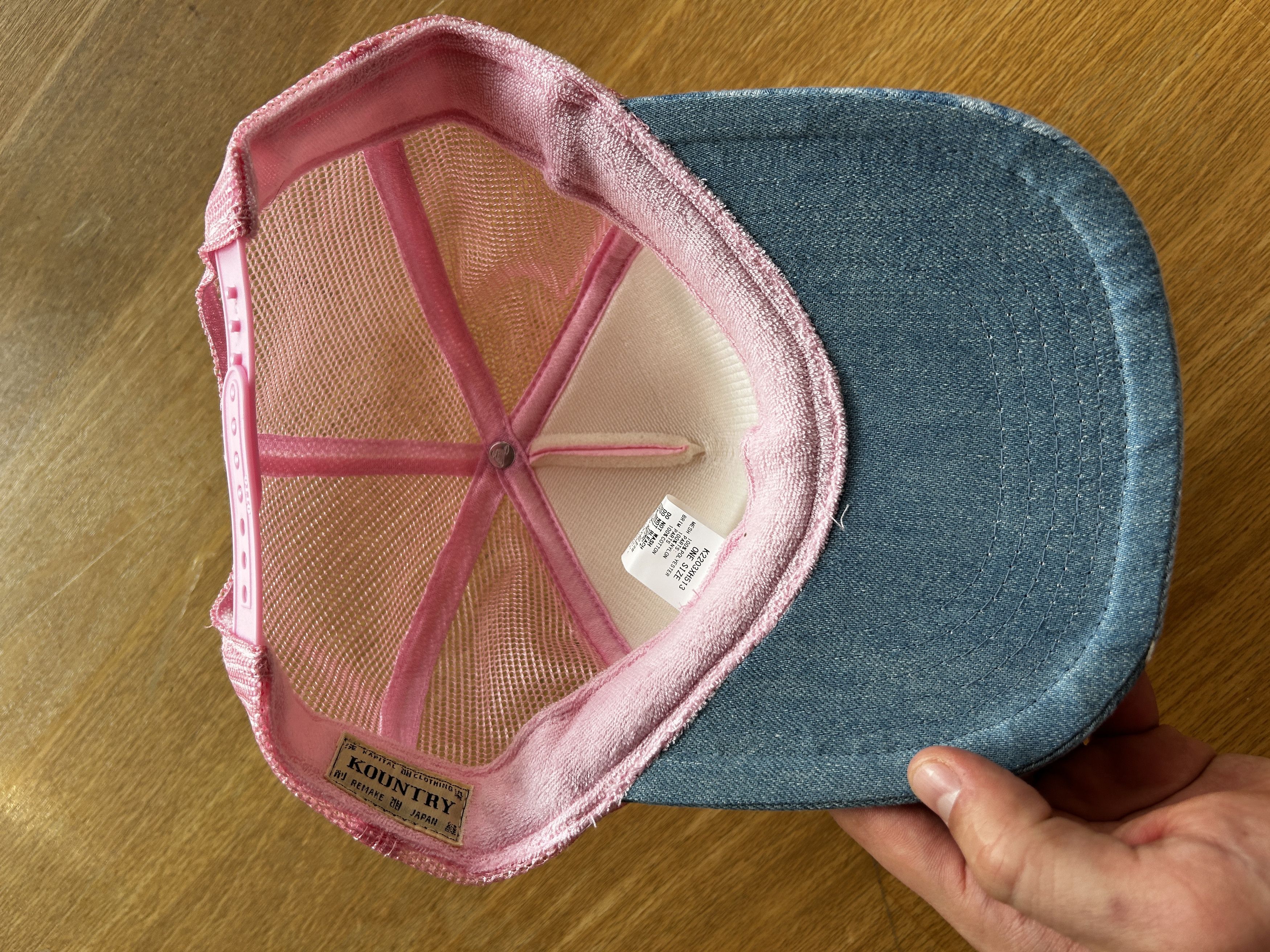 Kapital Kapital Kountry Japan Cap pink blue Size ONE SIZE - 4 Thumbnail