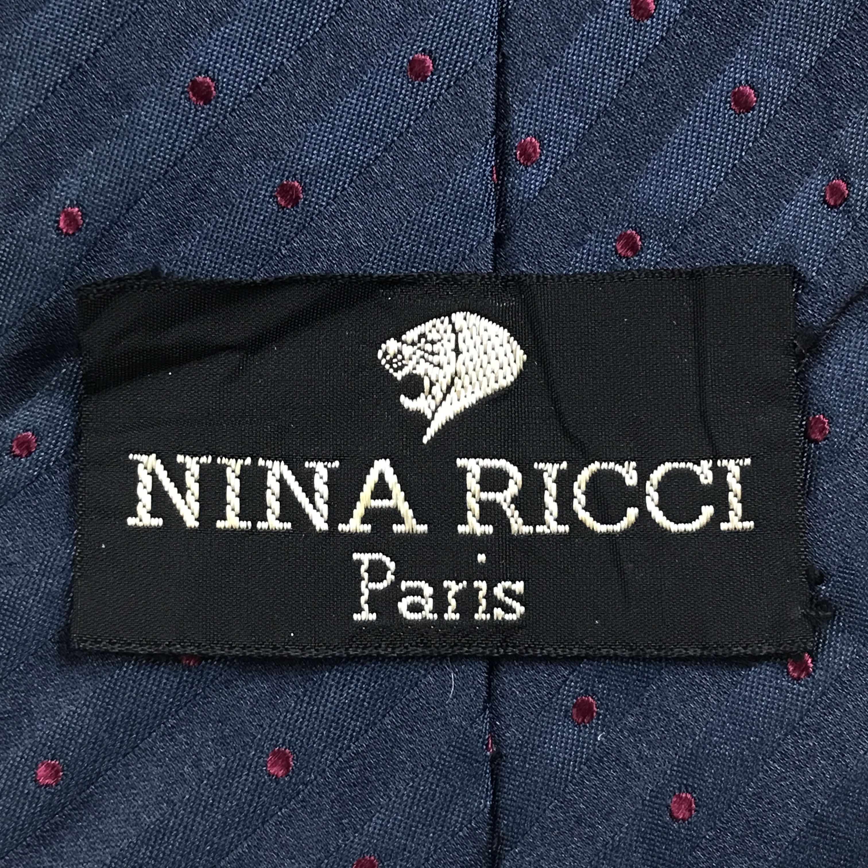 Designer × Vintage Vintage Nina Ricci Silk Necktie Size ONE SIZE - 8 Thumbnail