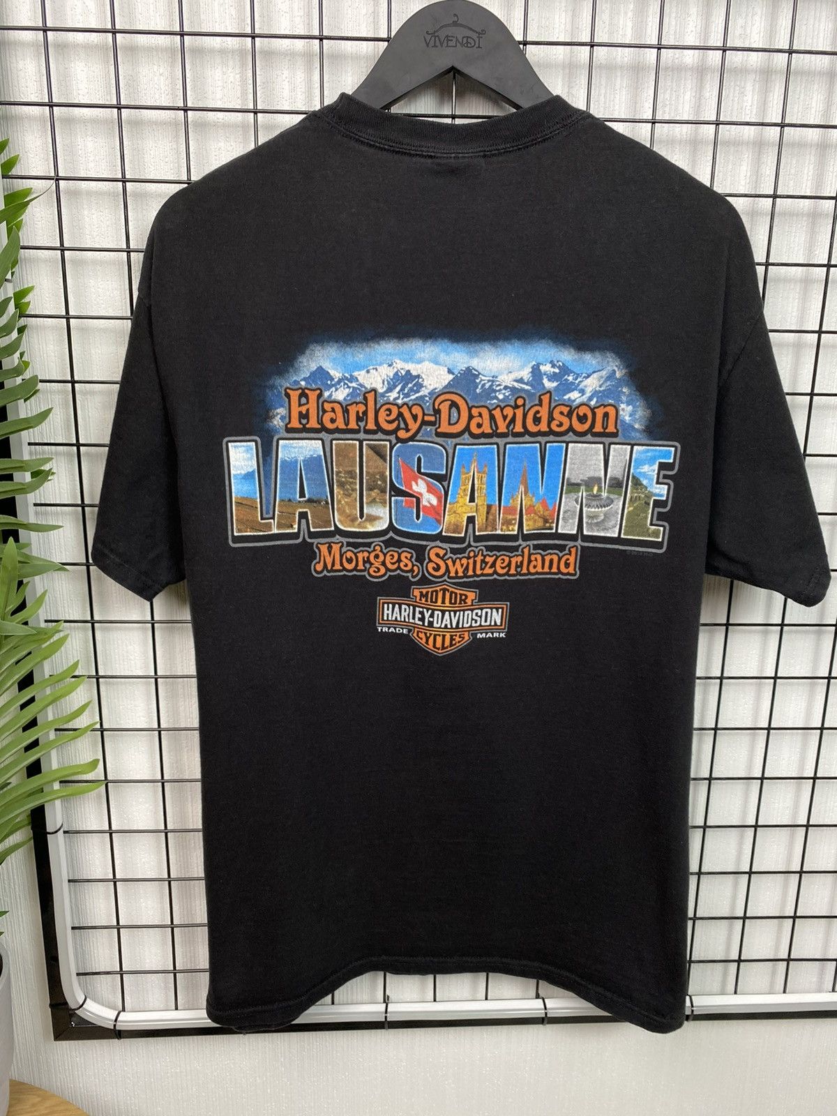 Other Harley Davidson Lausanne Morges Switzerland t shirt Black L Size US L / EU 52-54 / 3 - 1 Thumbnail