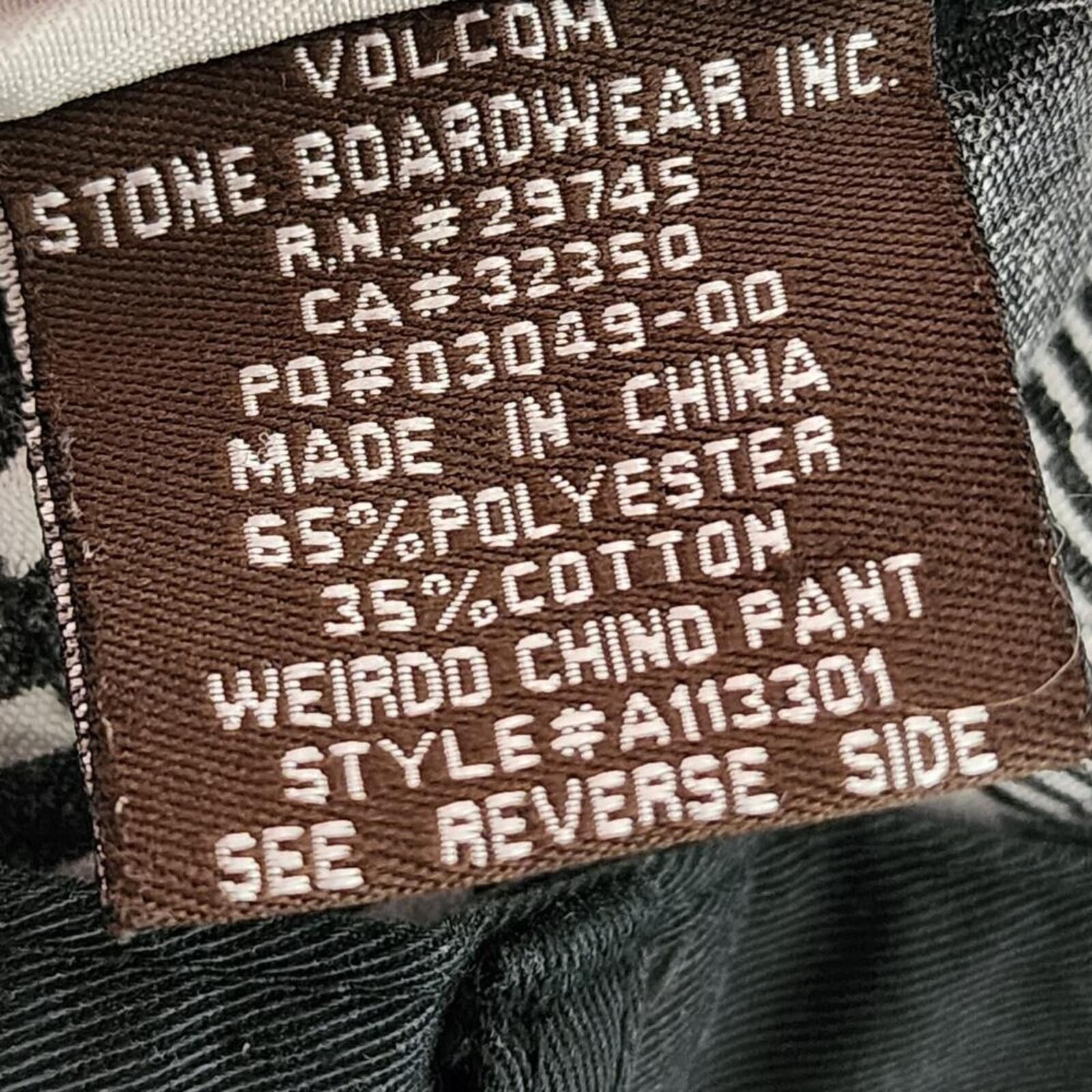 Volcom Volcom Size 36 Black Pants Size US 36 / EU 52 - 6 Thumbnail