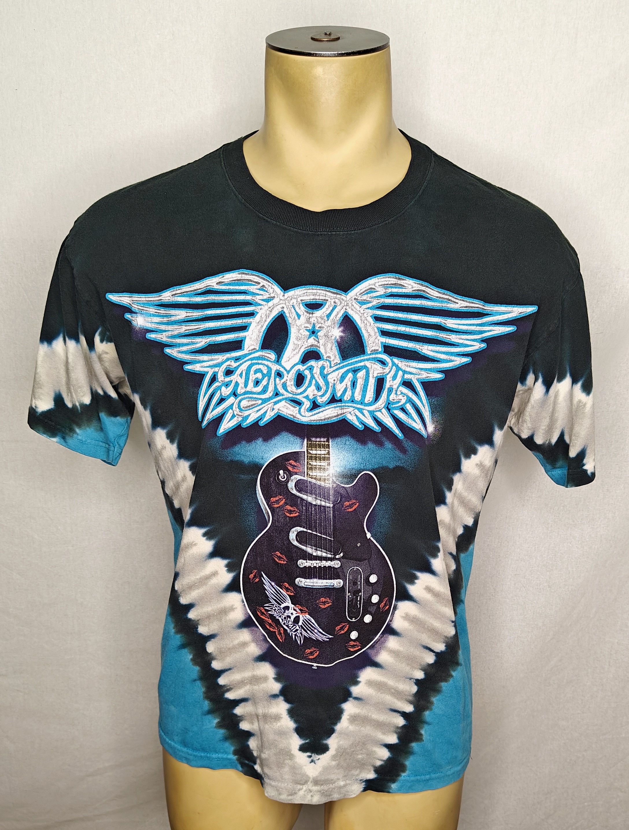 Band Tees VTG 2006 Liquid Blue Aerosmith tie-dye rock band t-shirt Size US M / EU 48-50 / 2 - 1 Thumbnail