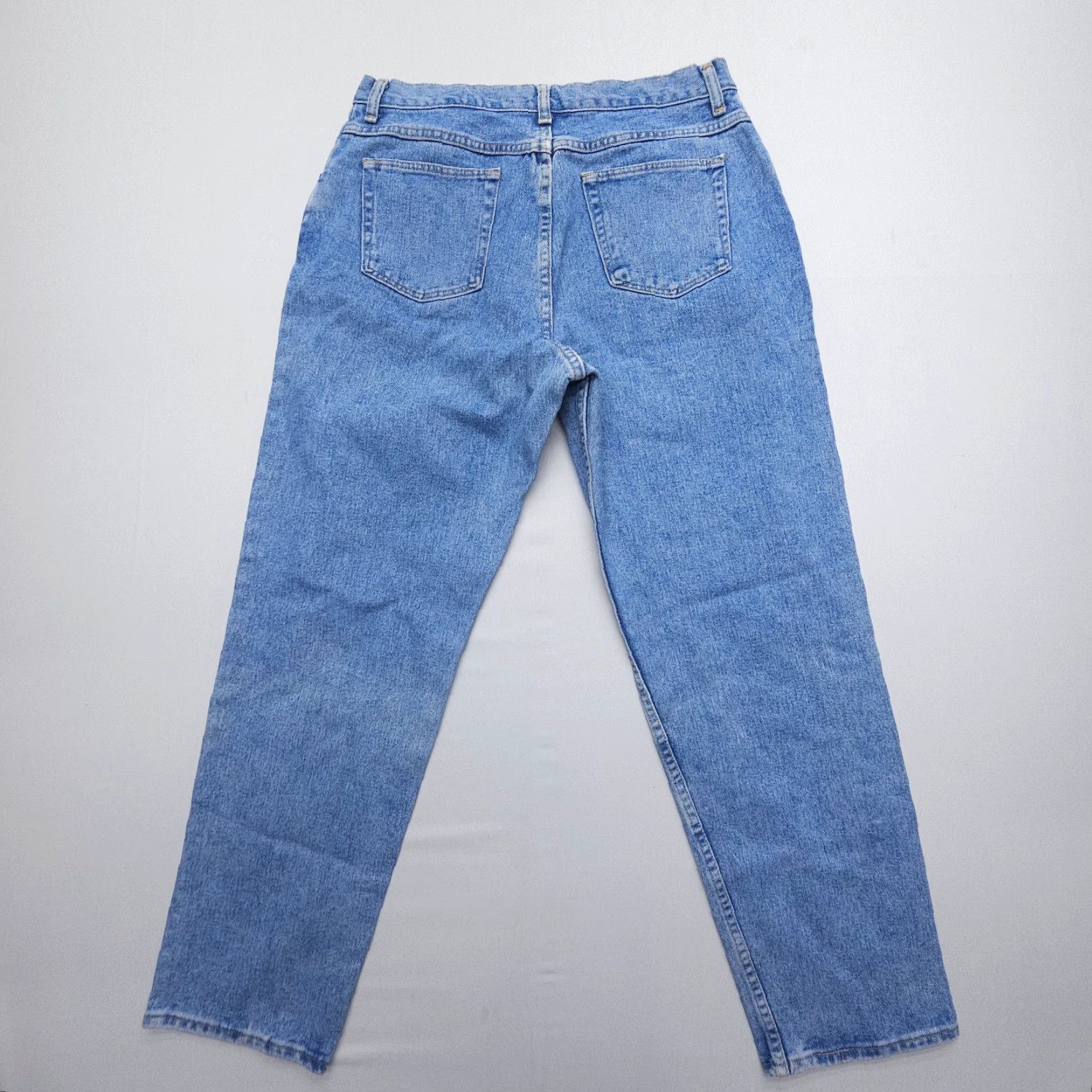 Wrangler VINTAGE Wrangler High Rise Mom Jeans Size 16 Blue 90s Denim Womens Size 38" / US 16 / IT 52 - 2 Thumbnail