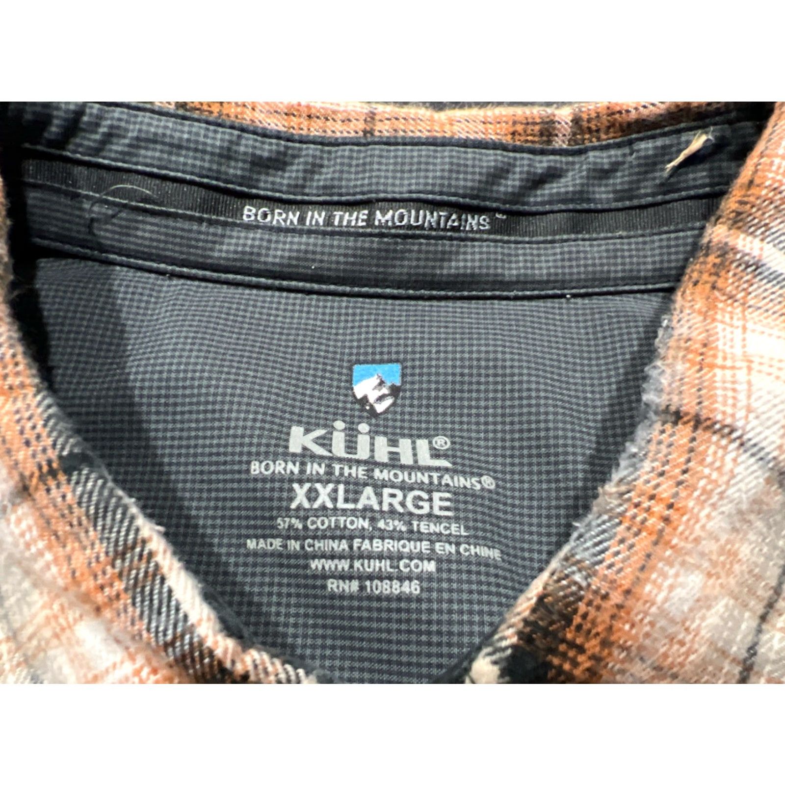 Vintage Kuhl Shirt Mens 2XL Plaid Flannel Button-Up Outdoor Lightweight Breathable Size US XXL / EU 58 / 5 - 7 Thumbnail