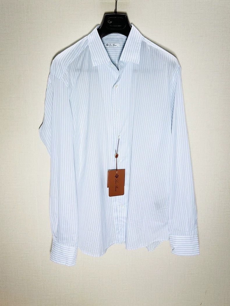 Loro Piana LORO PIANA White cotton shirt Size US XL / EU 56 / 4 - 9 Thumbnail