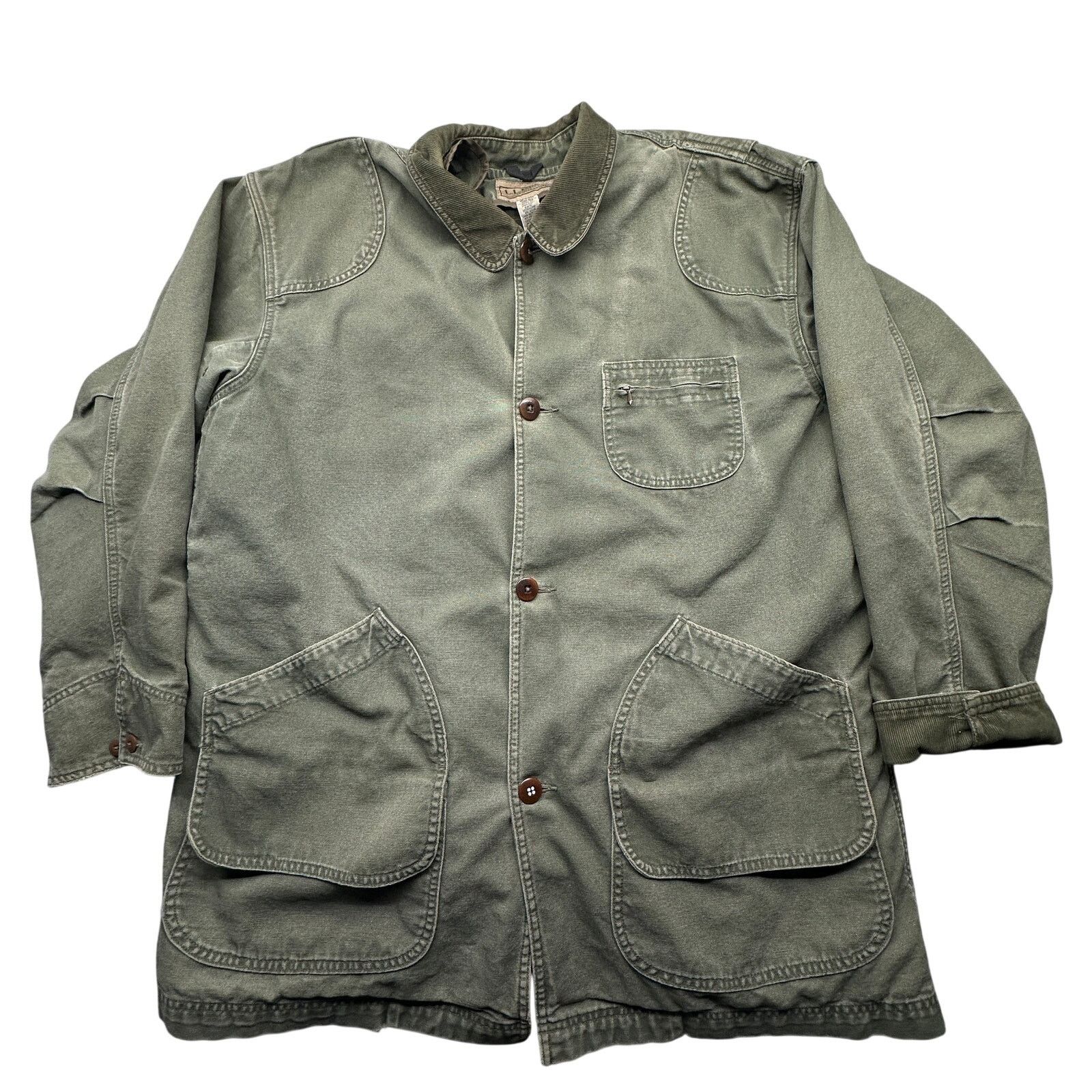 L.L. Bean LL Bean JX75 Primaloft Plaid Lined Canvas Barn Coat Mens XL Size US XL / EU 56 / 4 - 1 Thumbnail