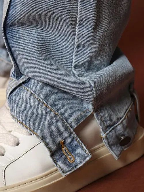 Japanese Brand × Vintage Loose Fit Jean Graphic Print Drip Size US 32 / EU 48 - 4 Thumbnail