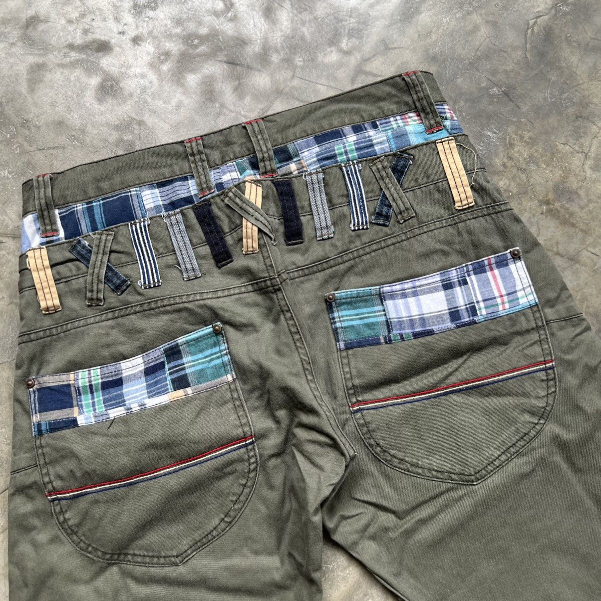 Japanese Brand 2000’s Doublefocus Vkei Style Double Waist Short Pants Size US 33 - 4 Thumbnail