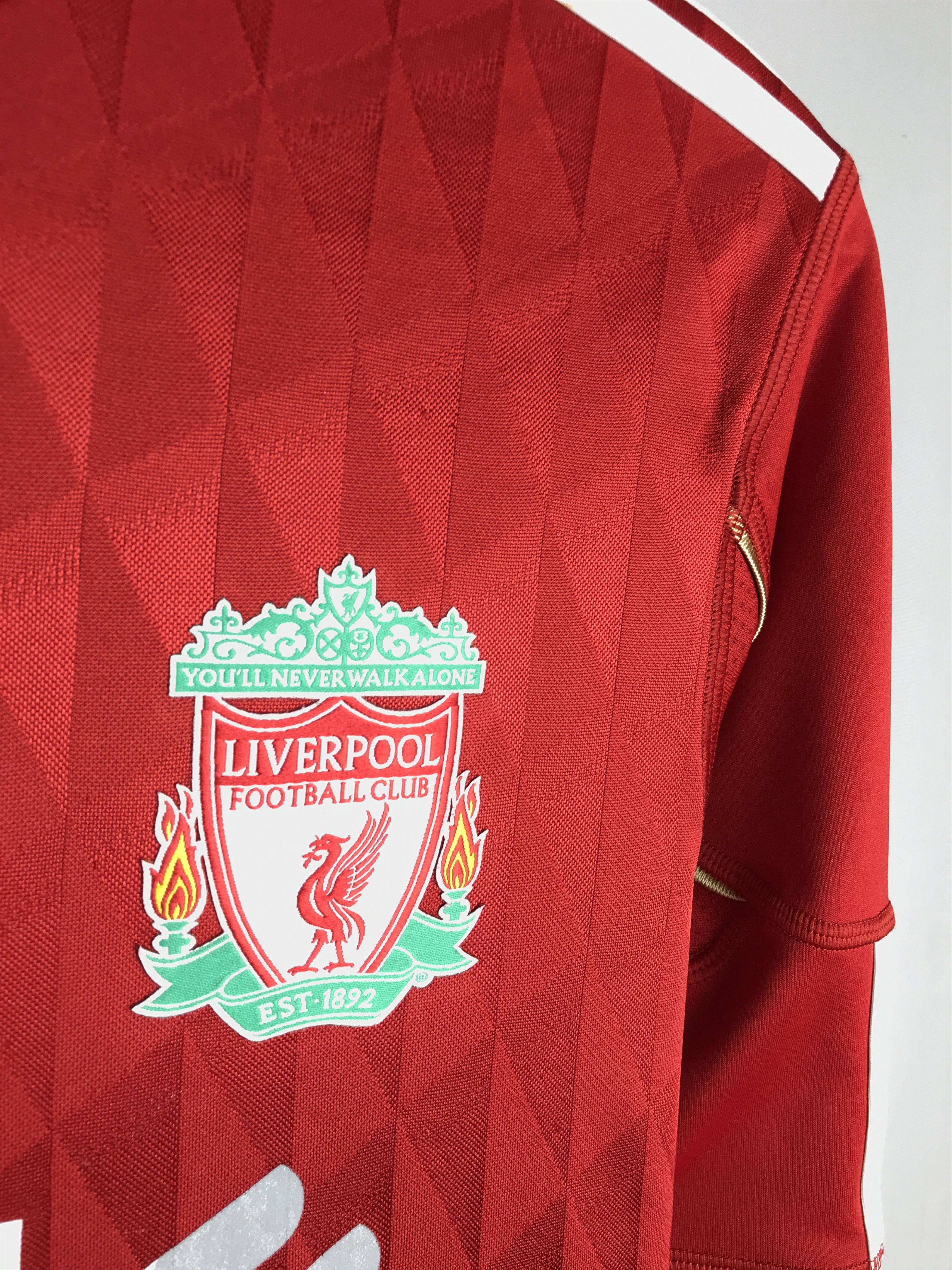 Adidas Liverpool 2010 Soccer Jersey Football Shirt Size US S / EU 44-46 / 1 - 2 Thumbnail