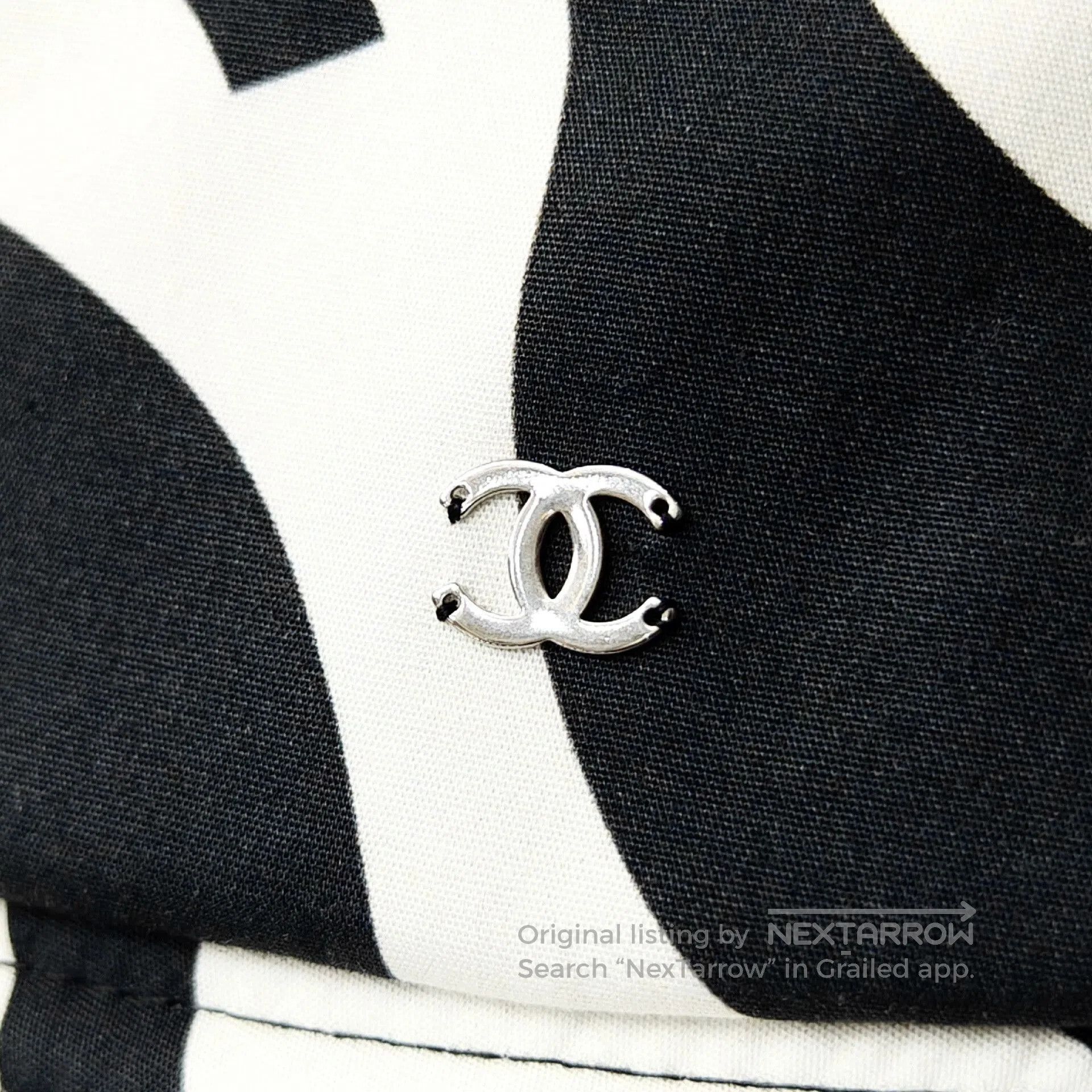 Chanel Chanel Black White CC Bucket Hat. Size ONE SIZE - 3 Thumbnail