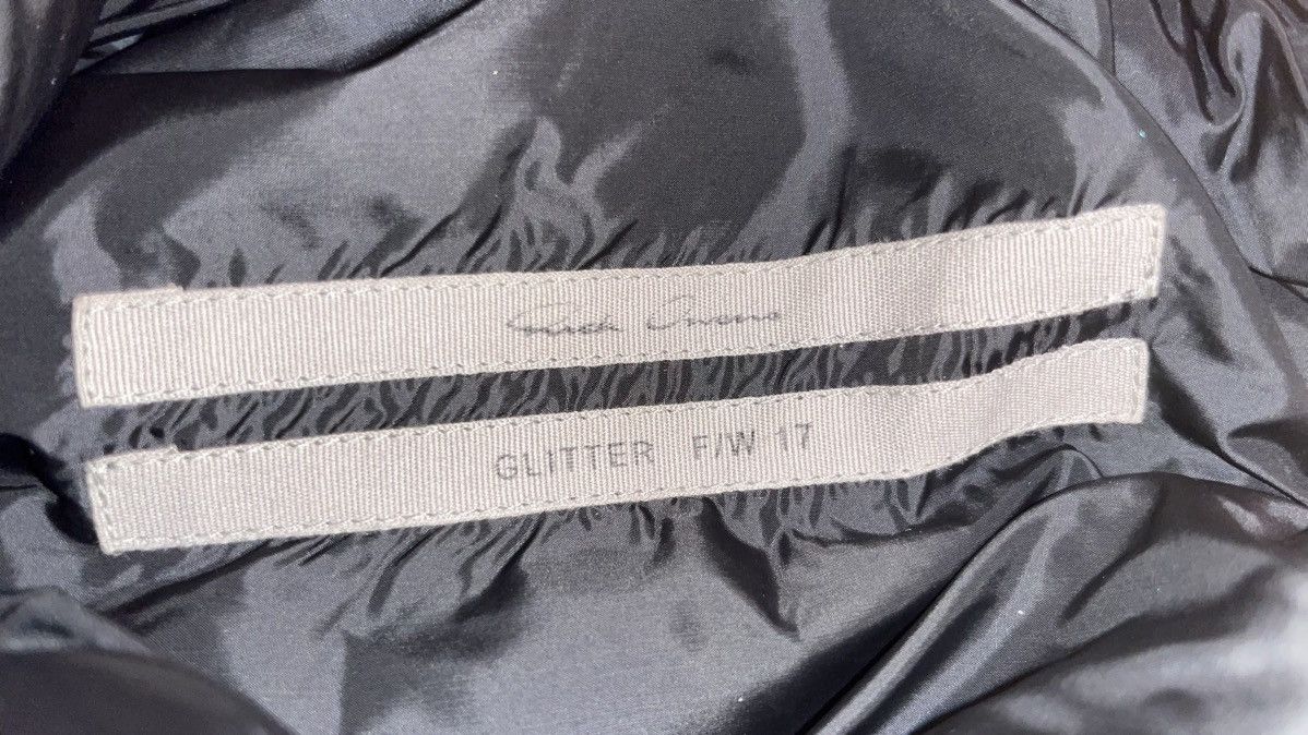 Rick Owens Rare F/W17 Glitter puffer Size US M / EU 48-50 / 2 - 8 Thumbnail