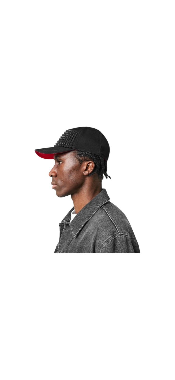 Christian Louboutin CHRISTIAN LOUBOUTIN ENKY SPIKES BASEBALL CAP Size ONE SIZE - 3 Thumbnail