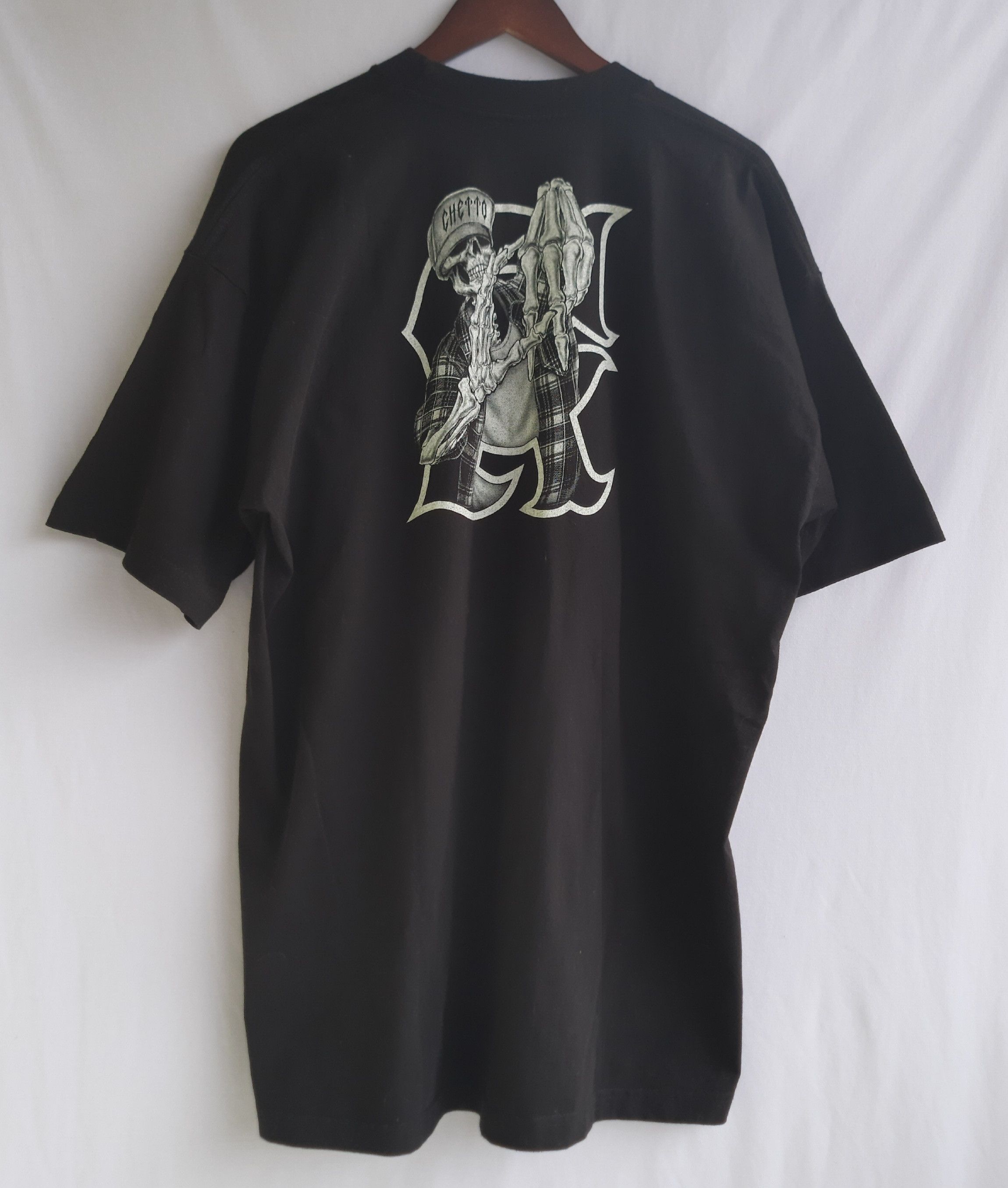 Japanese Brand Y2K Ghetto CA Gangster T-Shirt Size US XXL / EU 58 / 5 - 2 Thumbnail