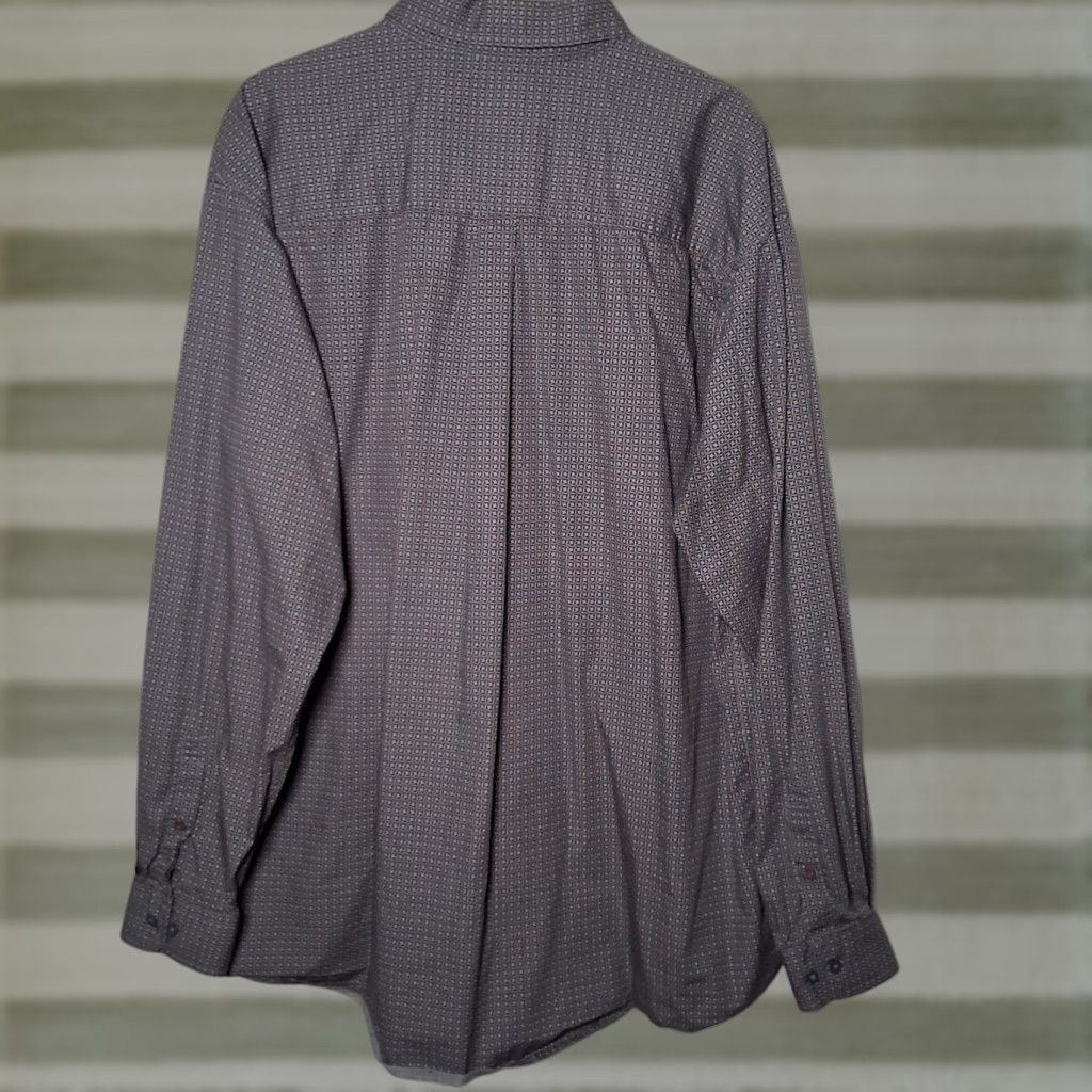 Vintage VINTAGE Cinch Shirt Geometric Western Button-Down 2XL Gray Men Casual Workwear Ranch Rodeo Size US XXL / EU 58 / 5 - 1 Thumbnail
