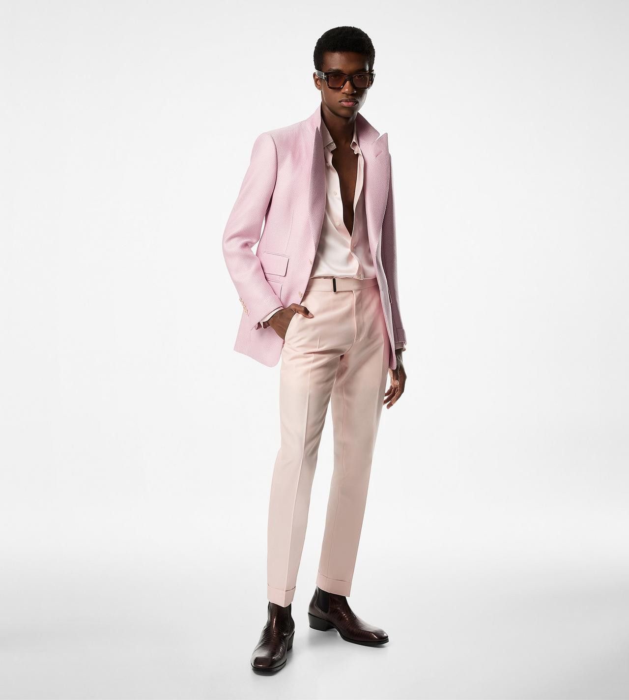Tom Ford o1w1db10225 PLAR05 Pant in Light Pink Size US 36 / EU 52 - 2 Thumbnail