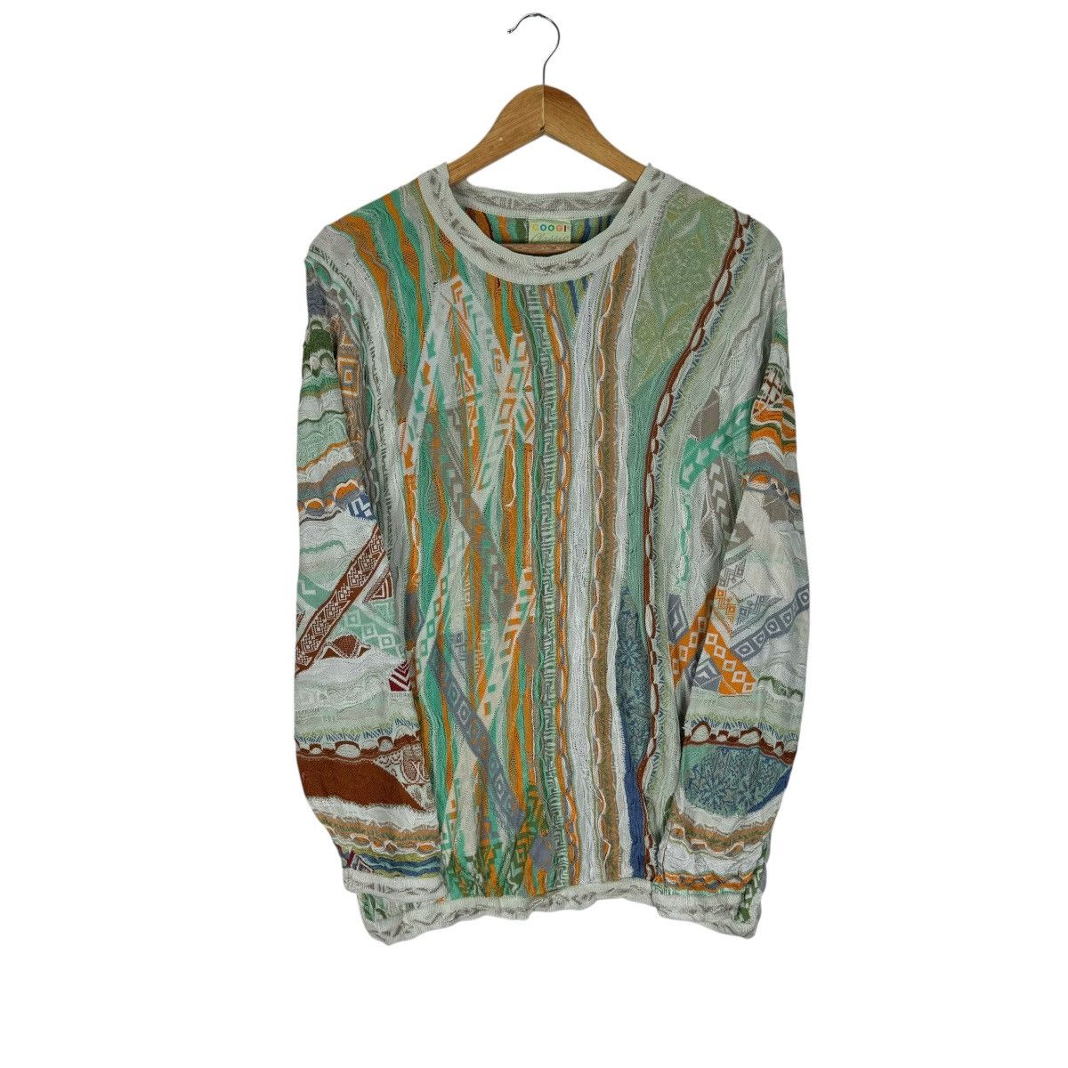 Coogi ☀️COOGI CLASSIC PURE SILK KNIT SWEATER Size US S / EU 44-46 / 1 - 1 Thumbnail