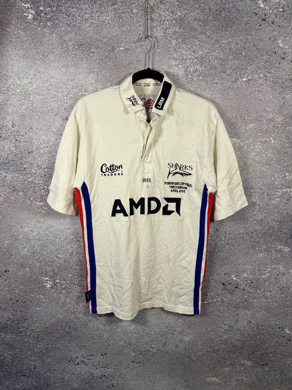 Cotton Traders × Vintage Vintage Sale Sharks Rugby Shirt S Cotton Traders 2004 Jersey Size US S / EU 44-46 / 1 - 1 Thumbnail
