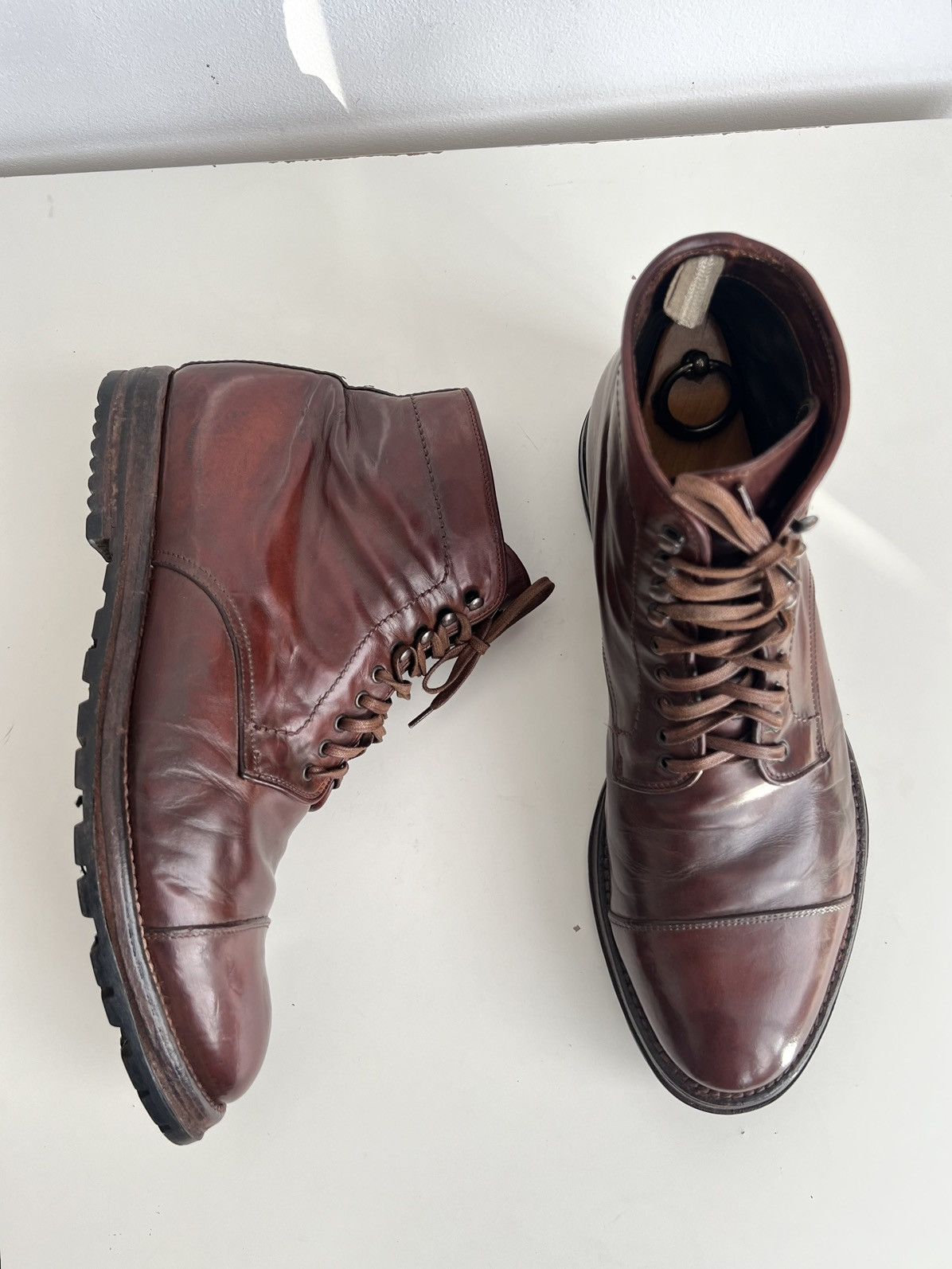 Marsell 🔥Officine Creative Komma Anatomia 16 Leather Boots Size US 11.5 / EU 44-45 - 10 Thumbnail