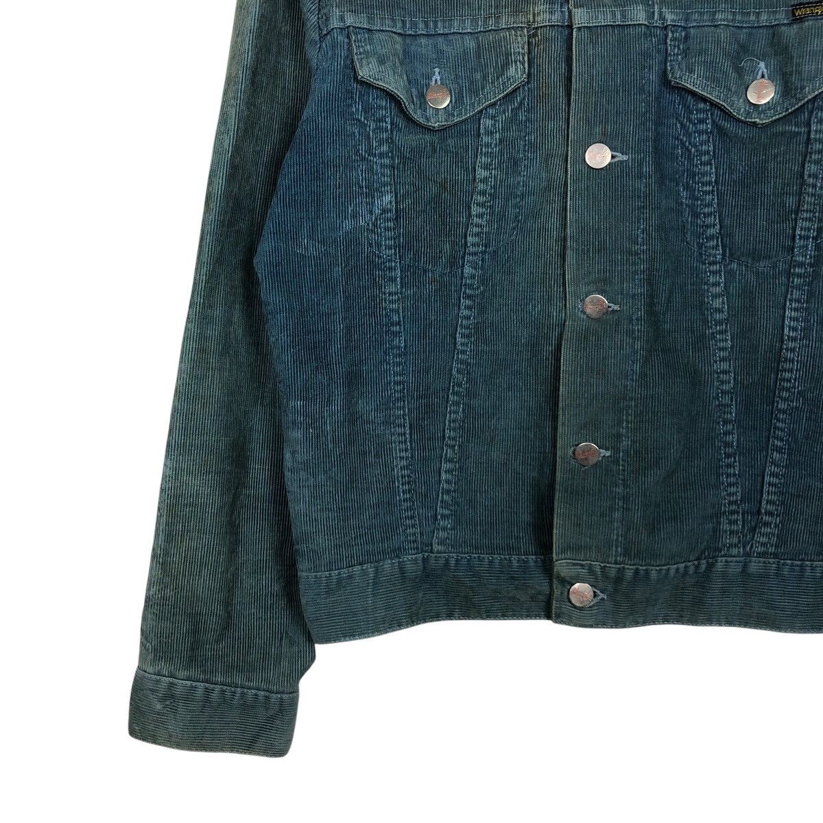 Vintage 📌Vintage Trucker Chore Corduroy Jacket Wrangler Usa Size US M / EU 48-50 / 2 - 5 Thumbnail