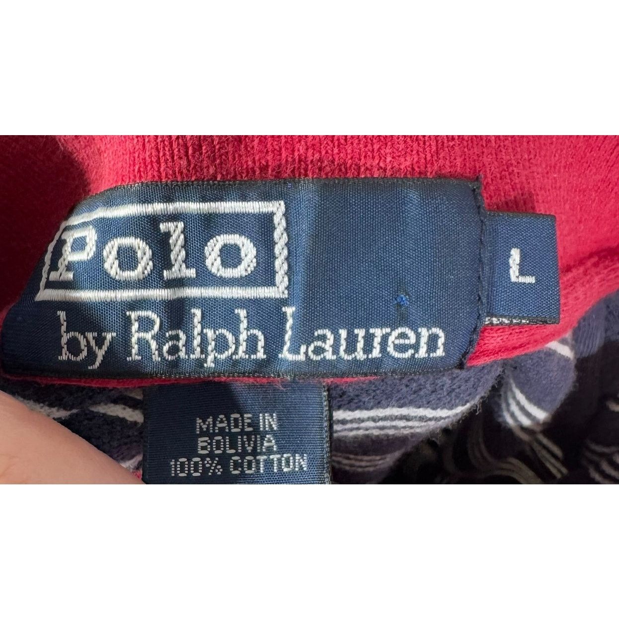 Polo Ralph Lauren Polo Ralph Lauren Small Horse Striped Short Sleeve Polo Size US L / EU 52-54 / 3 - 8 Preview