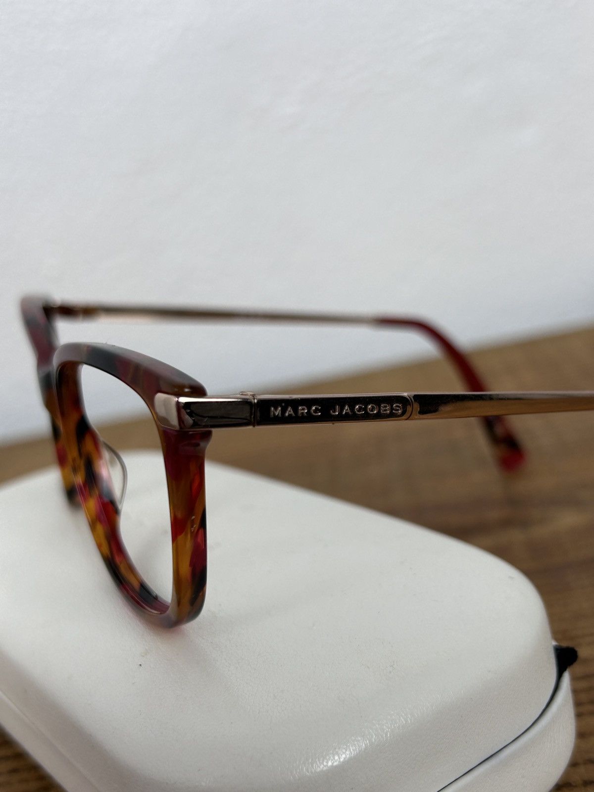 Marc Jacobs Marc Jacobs 400 MFX Havana Plum Womens Glasses Frame Size ONE SIZE - 5 Thumbnail