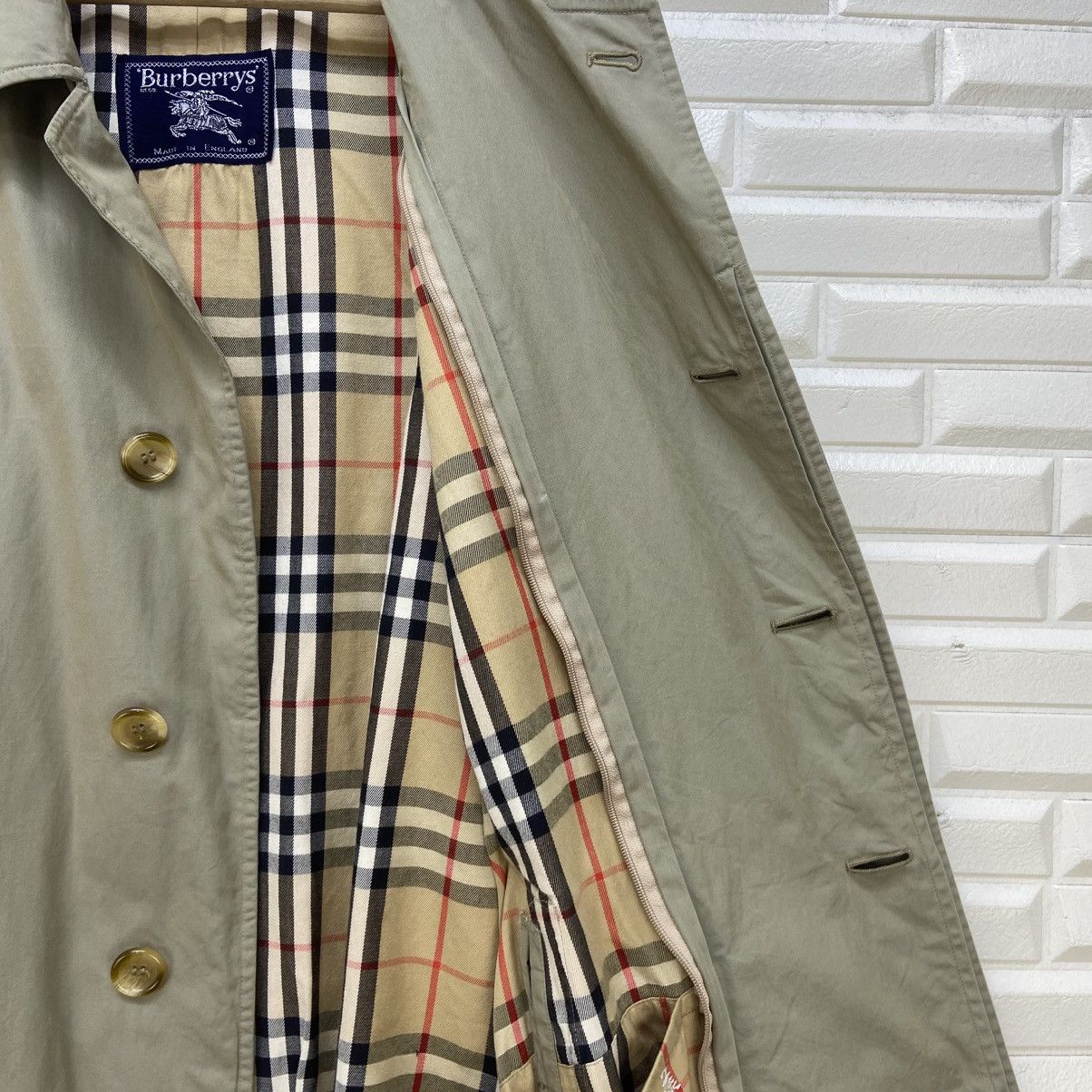 Burberry Prorsum Burberry’s Prorsum Made in England Nova Check Trench Coat Size US M / EU 48-50 / 2 - 18 Thumbnail