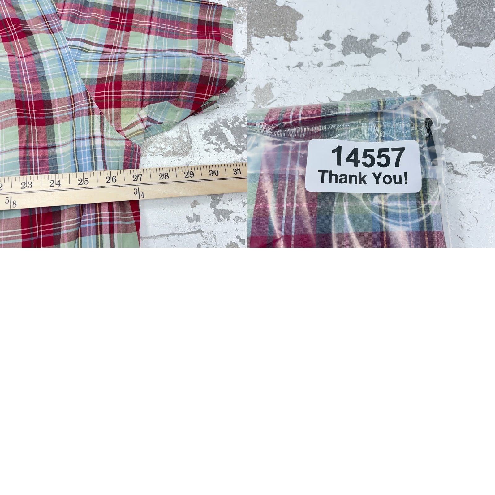 Ralph Lauren Ralph Lauren Shirt Men XL Pink Blue Button Up Tartan Plaid Camp Pocket Greggor Size US XL / EU 56 / 4 - 8 Thumbnail