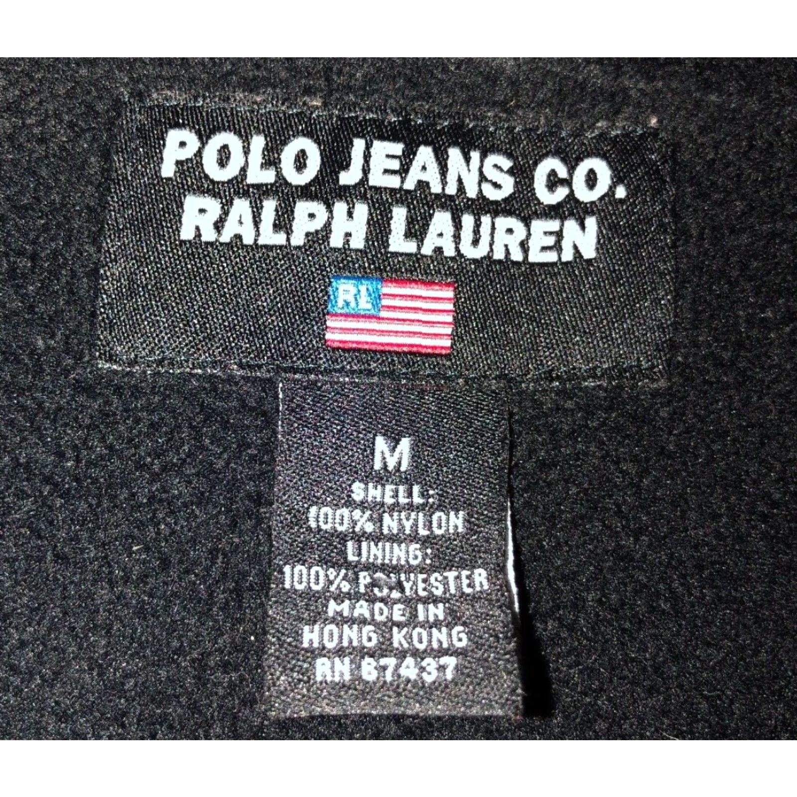 Polo Ralph Lauren Polo Jeans Co Ralph Lauren Mens Black Fleece Lined Full Zip Hooded Jacket M Size US M / EU 48-50 / 2 - 5 Thumbnail