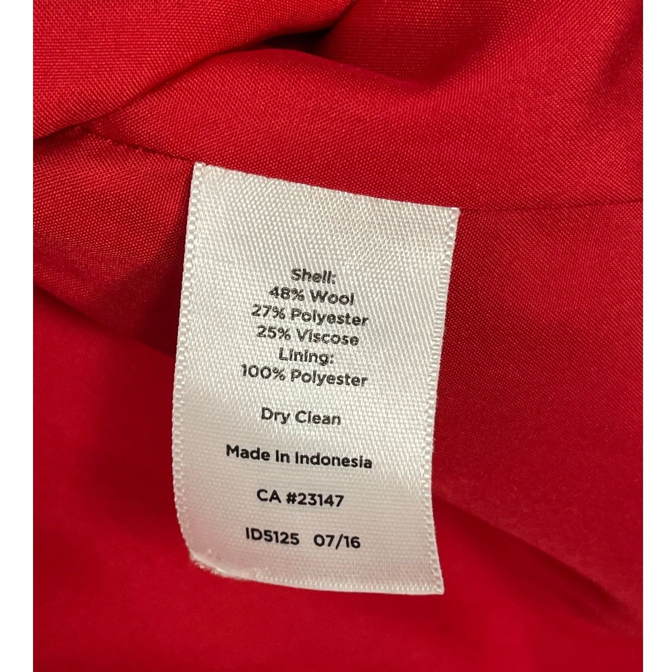 Other Talbots Wool Blend Chic Mini Skirt Women's 12 Red Size 34" / US 12 / IT 48 - 6 Thumbnail