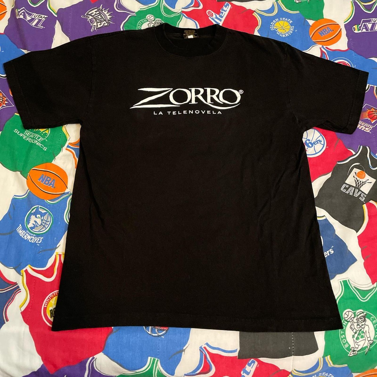 Vintage Y2K Zorro La Telenovela Mexican Show Channel Las Vegas Tee Size US L / EU 52-54 / 3 - 1 Thumbnail