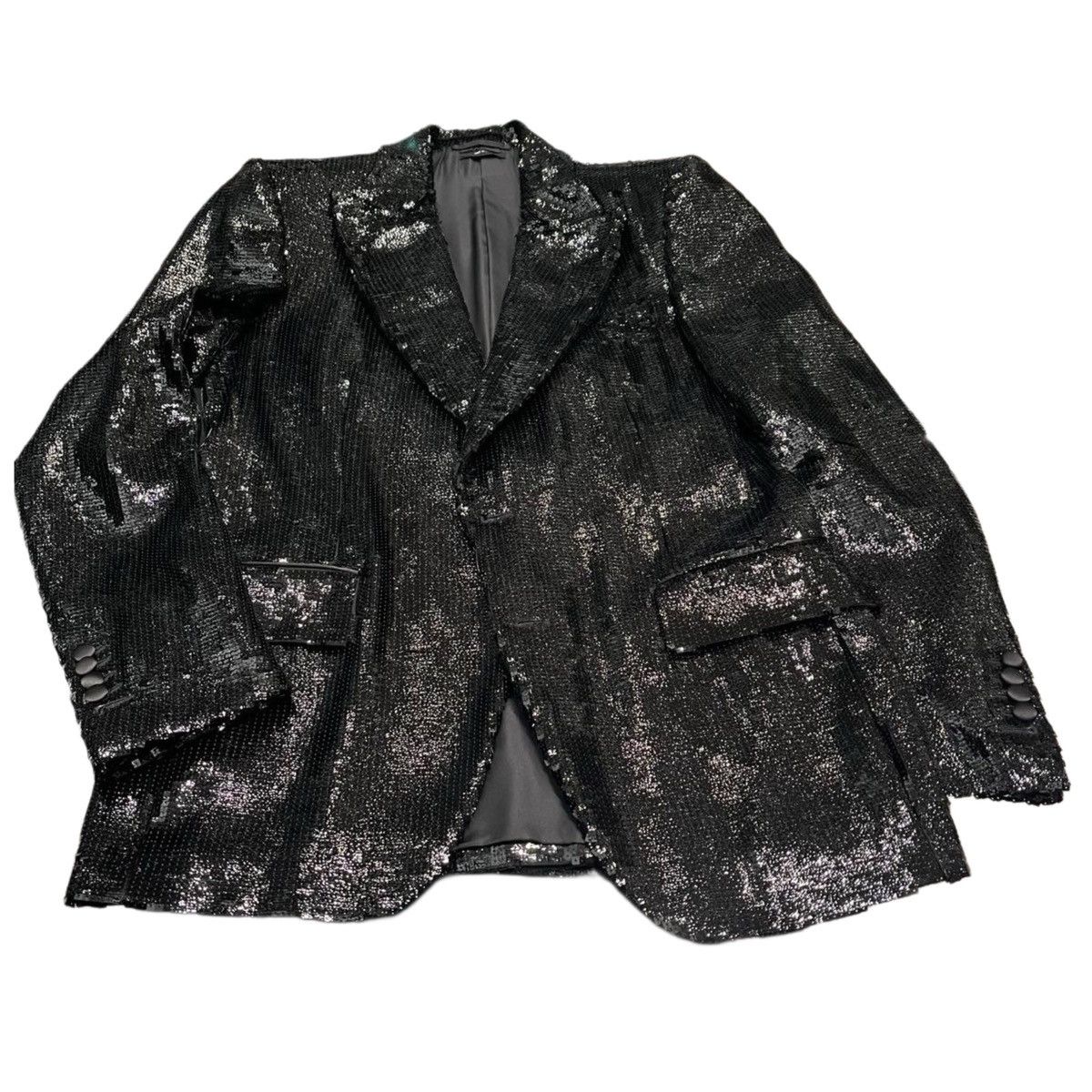 Tom Ford Tom Ford Sequin Embellished Blazer Size US L / EU 52-54 / 3 - 2 Thumbnail