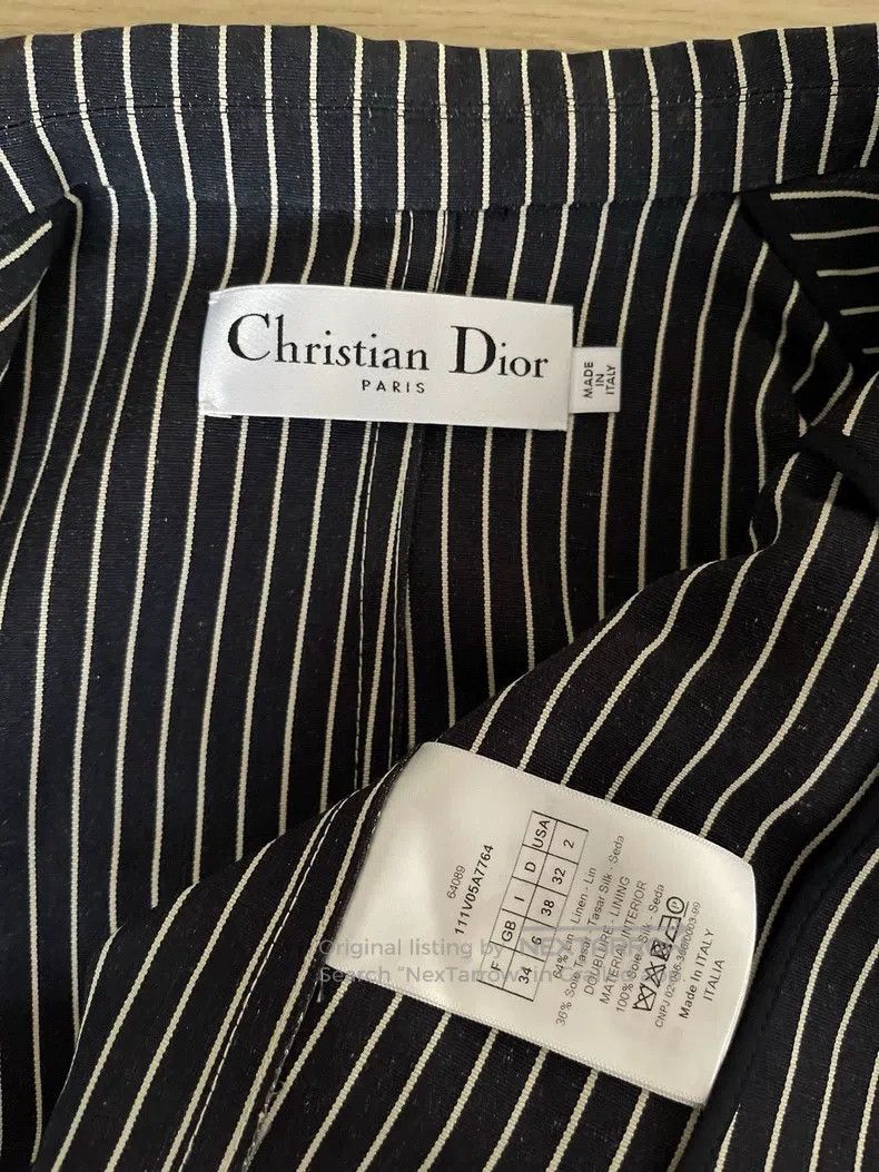 Dior Dior Black and white striped suit Size XXS / US 00 / IT 34 - 3 Thumbnail